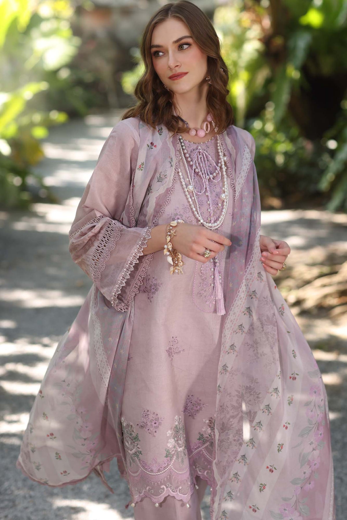Noor by Saadia Asad | Eid Luxe Printedkari | D6-B by Noor by Saadia Asad - Designer Dress - Type: Ladies Clothes - Available at Libayah - 100% Original