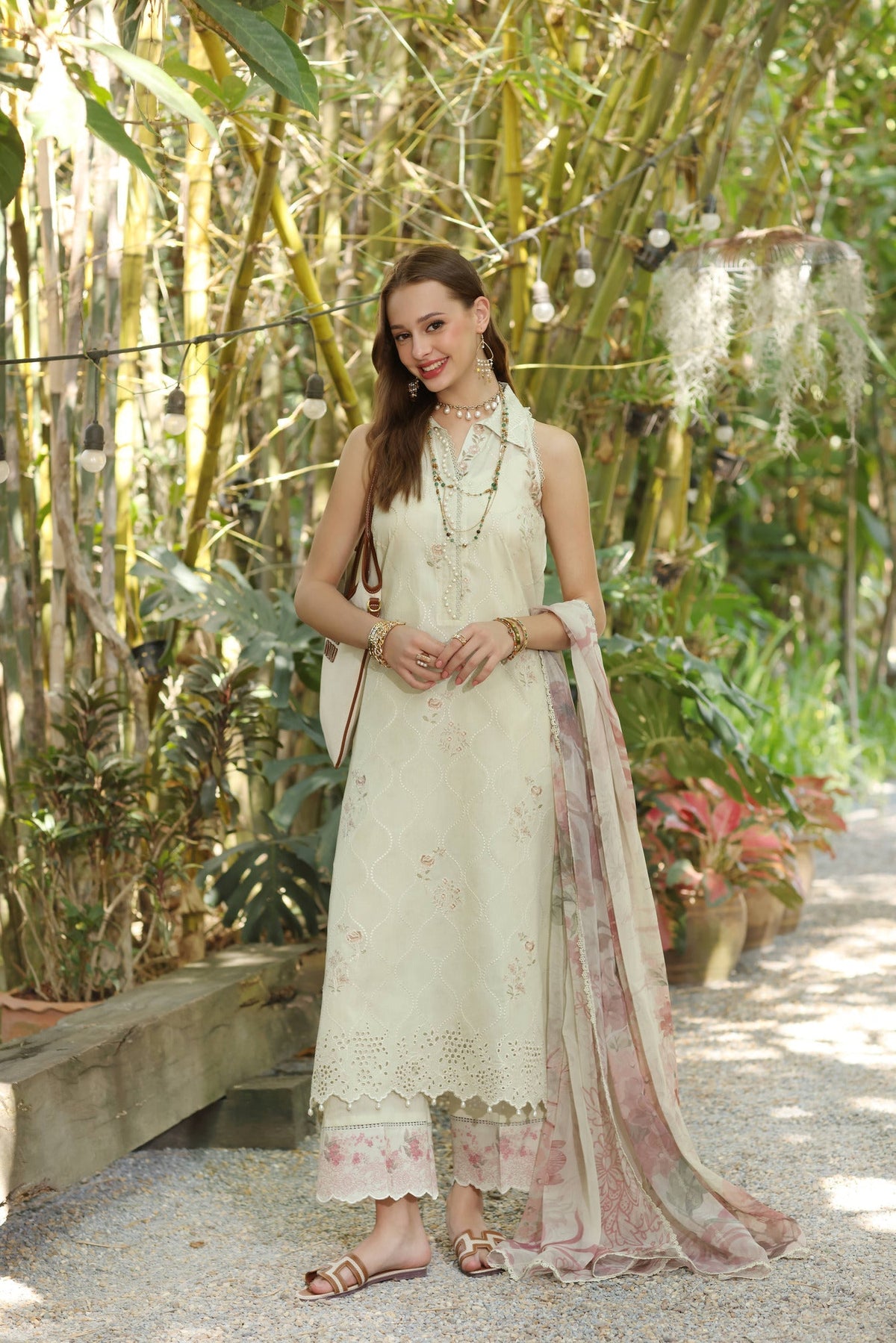 Noor by Saadia Asad | Eid Luxe Printedkari | D5-B by Noor by Saadia Asad - Designer Dress - Type: Ladies Clothes - Available at Libayah - 100% Original