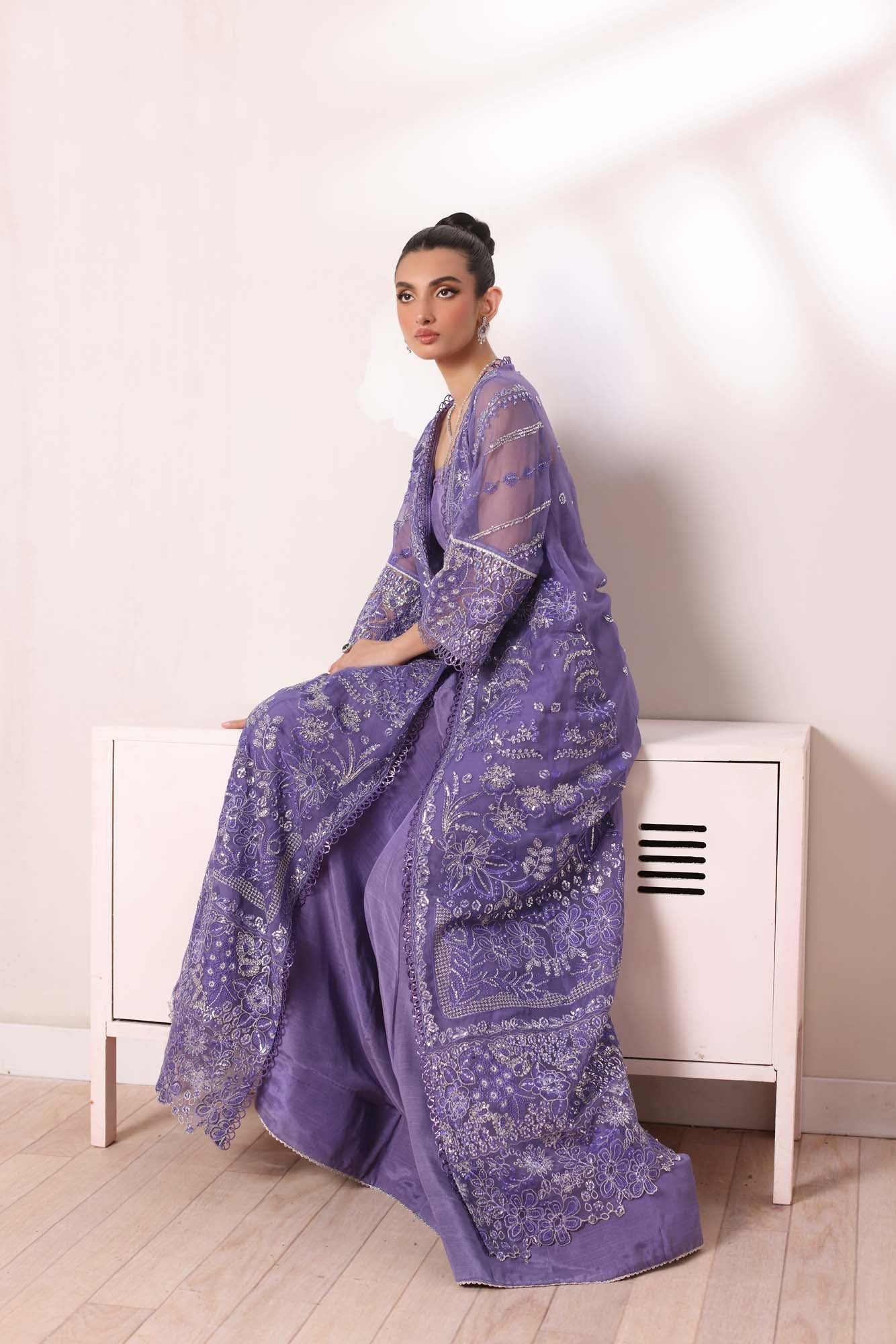 Noor by Saadia Asad | Noor Chiffon De Luxe | D2 by Noor by Saadia Asad - Designer Dress - Type: Formal - Available at Libayah - 100% Original