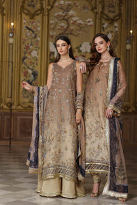 Noor by Saadia Asad | Festive 25 | D2 - Beige by Noor by Saadia Asad - Designer Dress  - Type : Ladies Clothes - Available at Libayah - 100% Original 