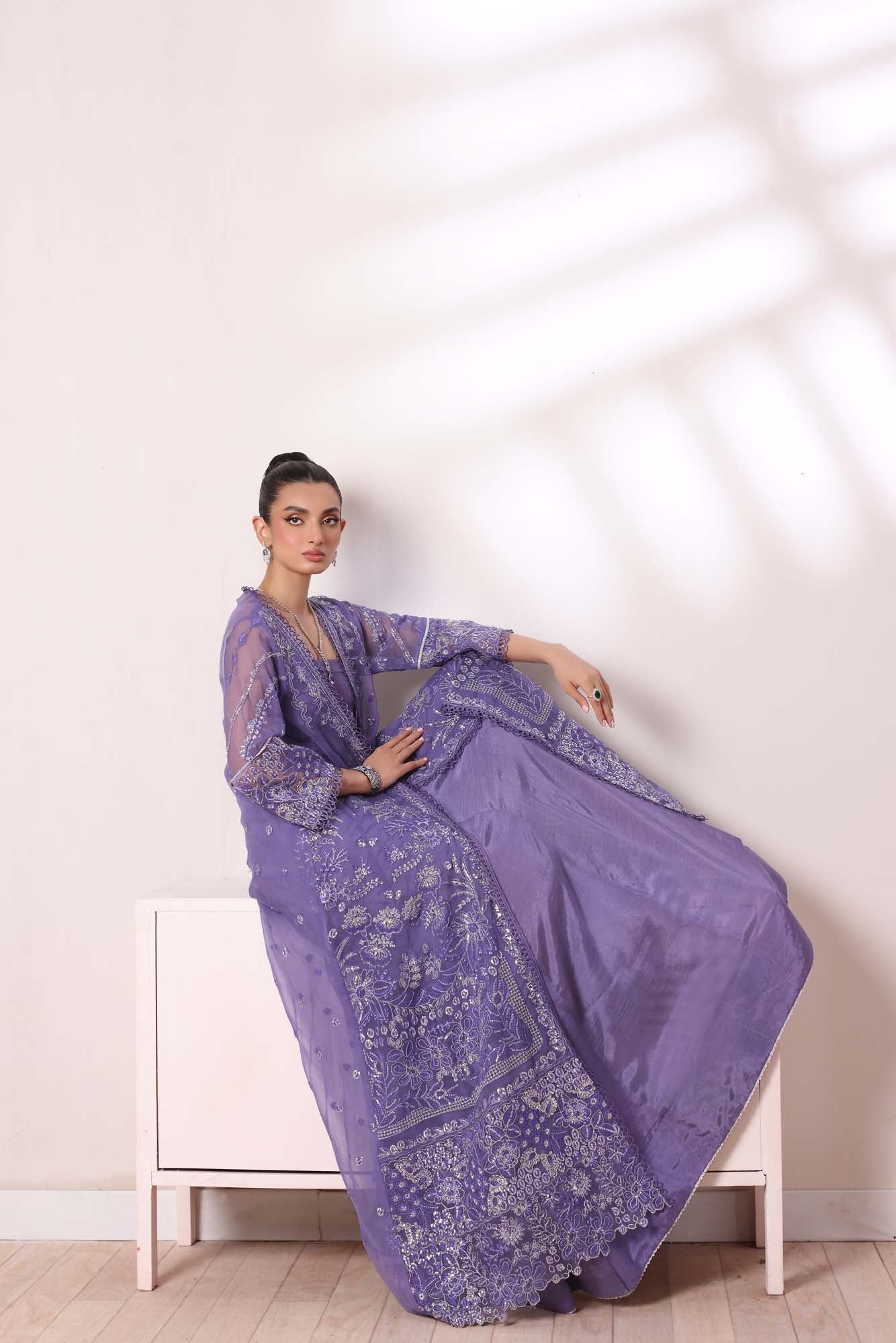 Noor by Saadia Asad | Noor Chiffon De Luxe | D2 by Noor by Saadia Asad - Designer Dress - Type: Formal - Available at Libayah - 100% Original