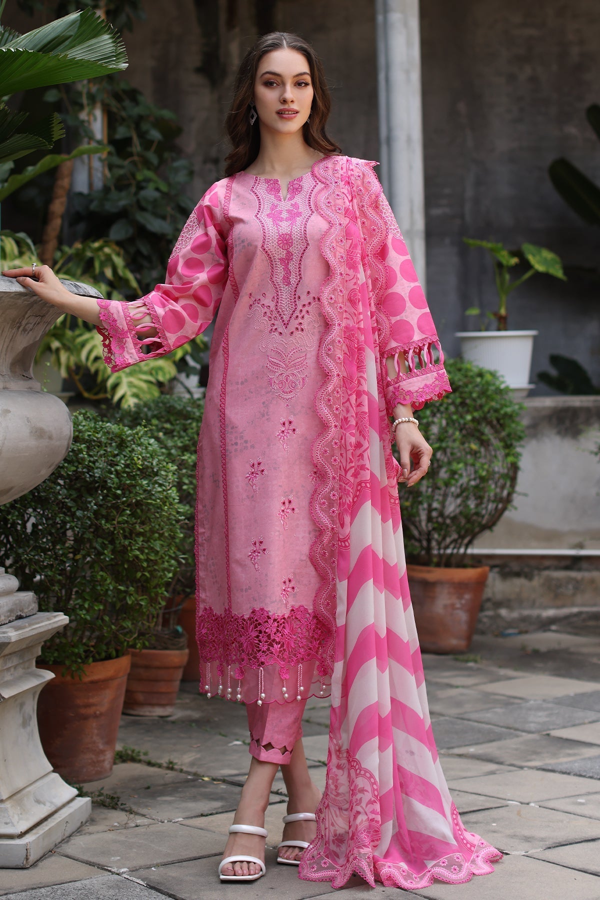 Charizma | Miraas Lawn | CMR5-01 by Charizma - Designer Dress - Type: Ladies Clothes - Available at Libayah - 100% Original