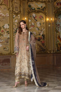 Noor by Saadia Asad | Festive 25 | D2 - Beige by Noor by Saadia Asad - Designer Dress  - Type : Ladies Clothes - Available at Libayah - 100% Original 