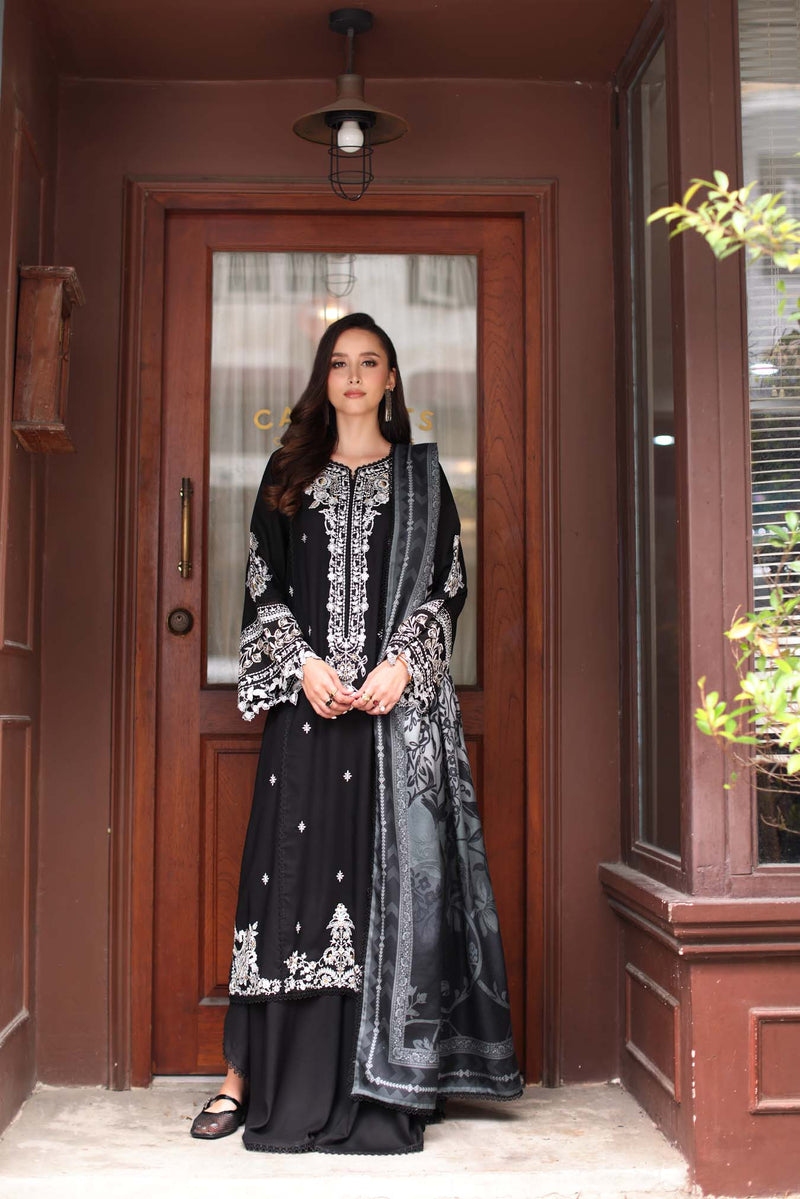 Saadia Asad | Winter Printkhaas 25 | D10- A by Saadia Asad - Designer Dress - Type : Ladies Clothes - Available at Libayah - 100% Original 