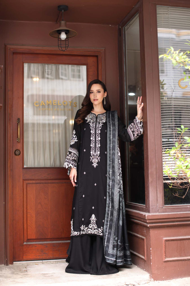 Saadia Asad | Winter Printkhaas 25 | D10- A by Saadia Asad - Designer Dress - Type : Ladies Clothes - Available at Libayah - 100% Original 
