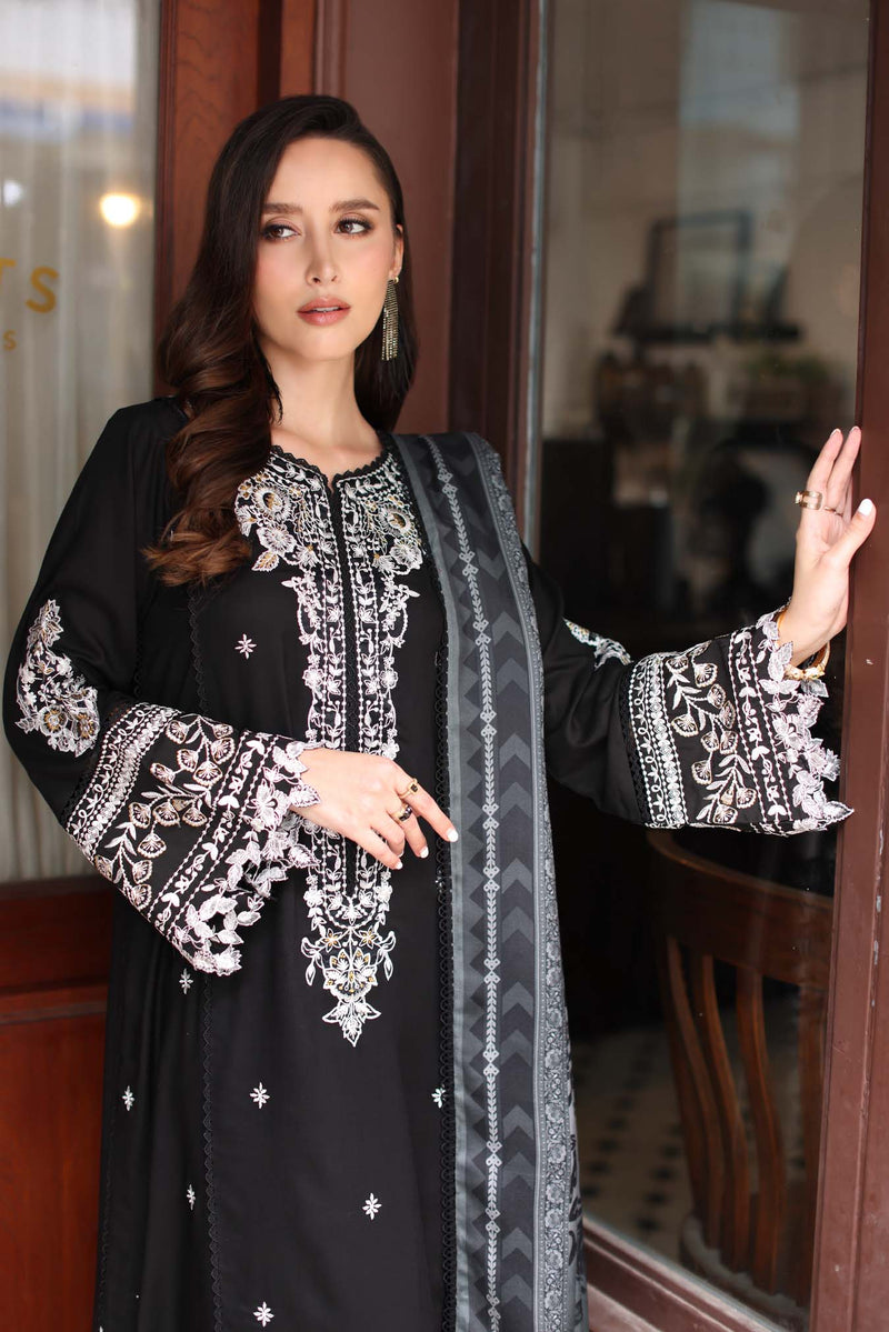 Saadia Asad | Winter Printkhaas 25 | D10- A by Saadia Asad - Designer Dress - Type : Ladies Clothes - Available at Libayah - 100% Original 