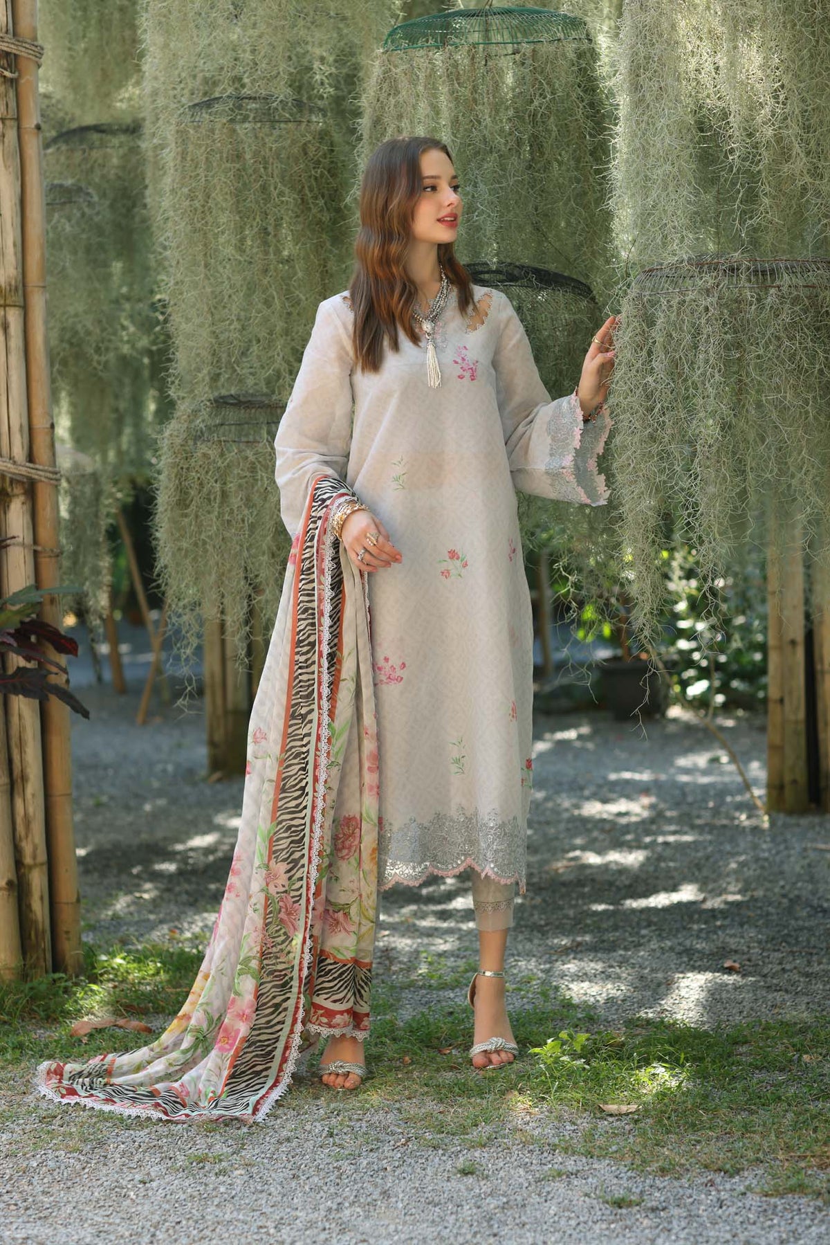 Noor by Saadia Asad | Eid Luxe Printedkari | D10-A by Noor by Saadia Asad - Designer Dress - Type: Ladies Clothes - Available at Libayah - 100% Original