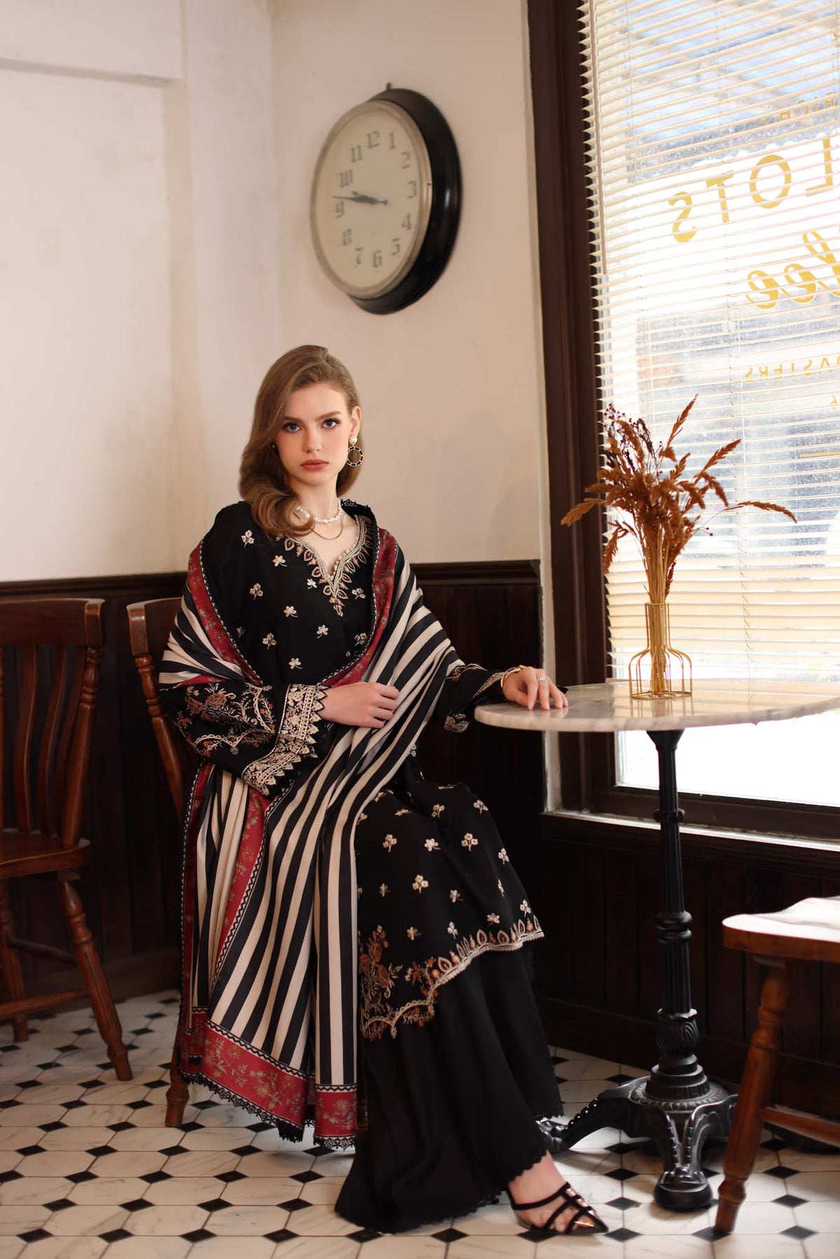 Saadia Asad | Winter Printkhaas 25 | D1 - A by Saadia Asad - Designer Dress - Type : Ladies Clothes - Available at Libayah - 100% Original 