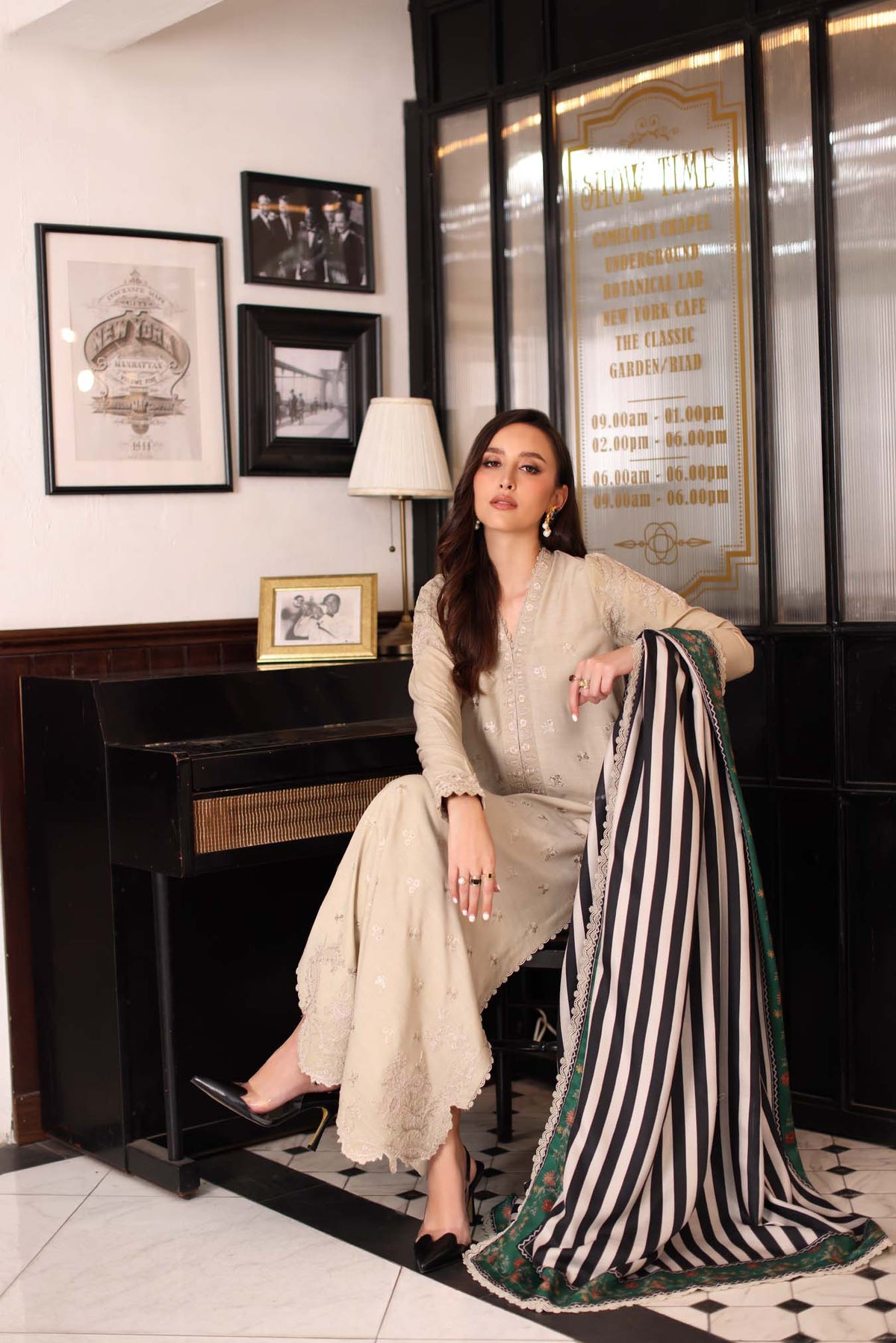 Saadia Asad | Winter Printkhaas 25 | D1 - B by Saadia Asad - Designer Dress - Type : Ladies Clothes - Available at Libayah - 100% Original 