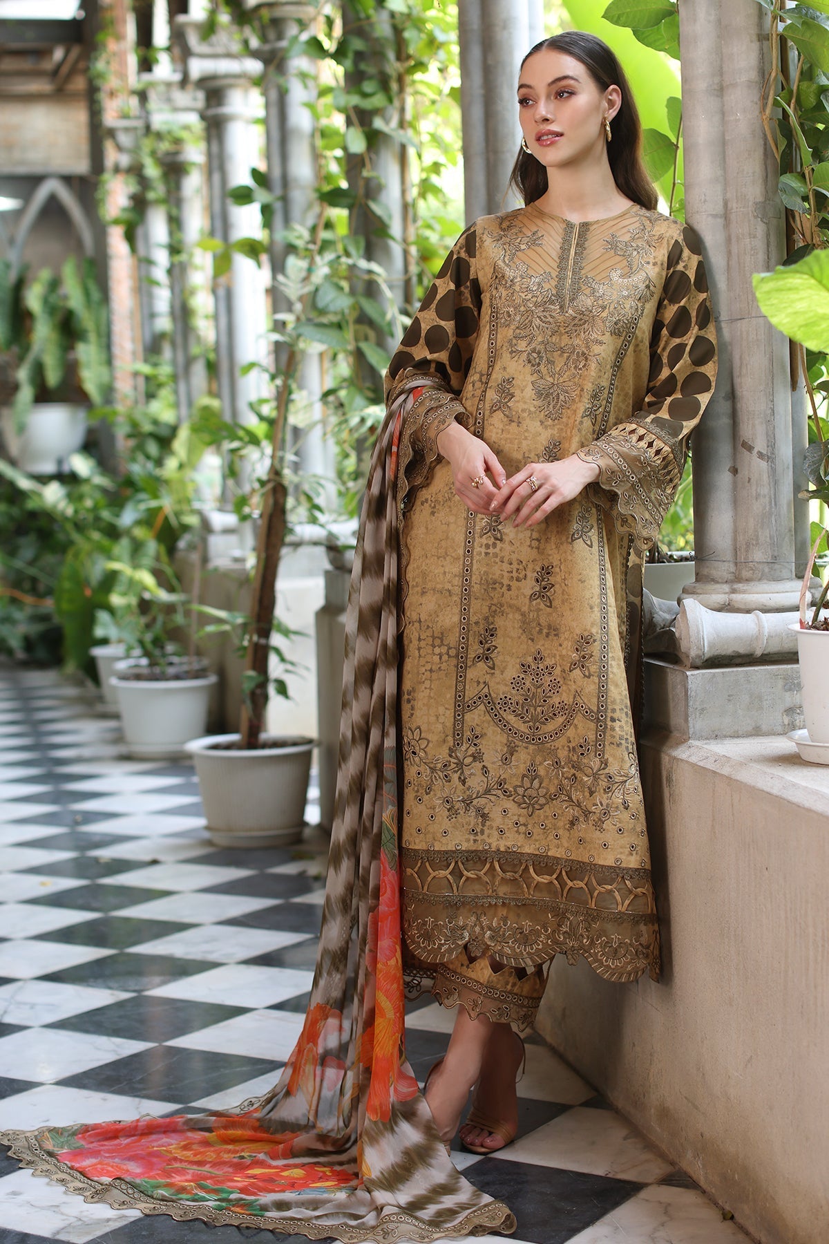 Charizma | Miraas Lawn |CMR5-05 by Charizma - Designer Dress - Type: Ladies Clothes - Available at Libayah - 100% Original