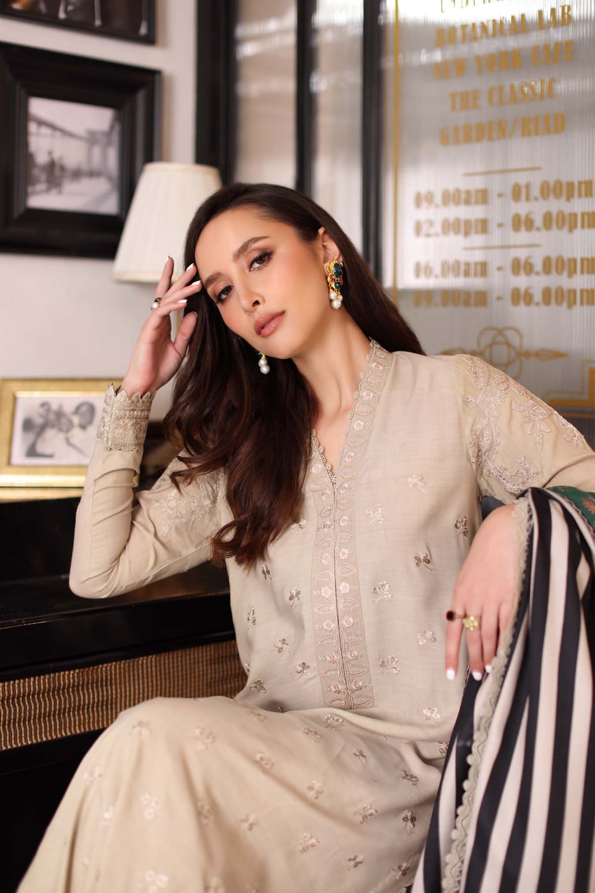 Saadia Asad | Winter Printkhaas 25 | D1 - B by Saadia Asad - Designer Dress - Type : Ladies Clothes - Available at Libayah - 100% Original 