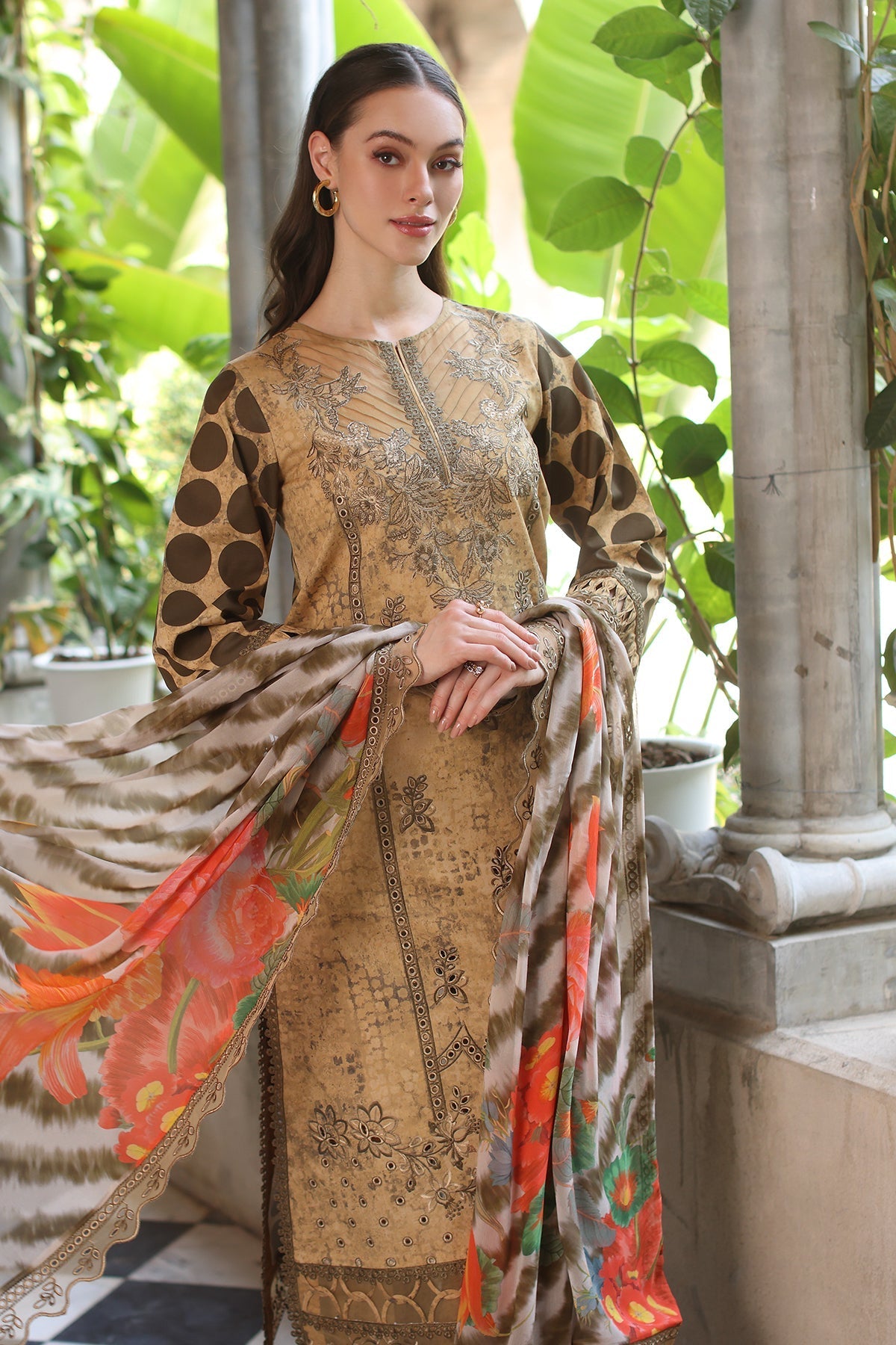 Charizma | Miraas Lawn |CMR5-05 by Charizma - Designer Dress - Type: Ladies Clothes - Available at Libayah - 100% Original