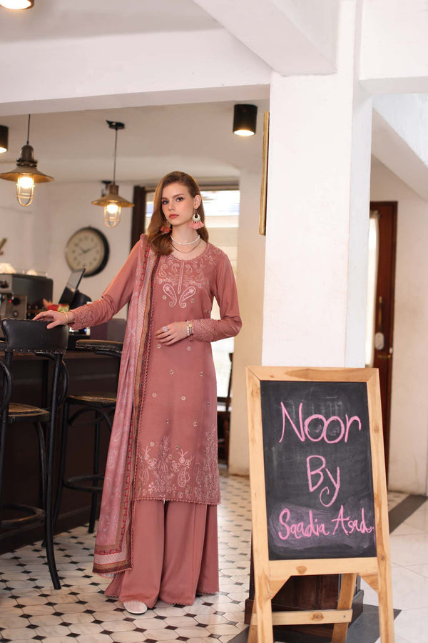Saadia Asad | Winter Printkhaas 25 | D2 - B by Saadia Asad - Designer Dress - Type : Ladies Clothes - Available at Libayah - 100% Original 