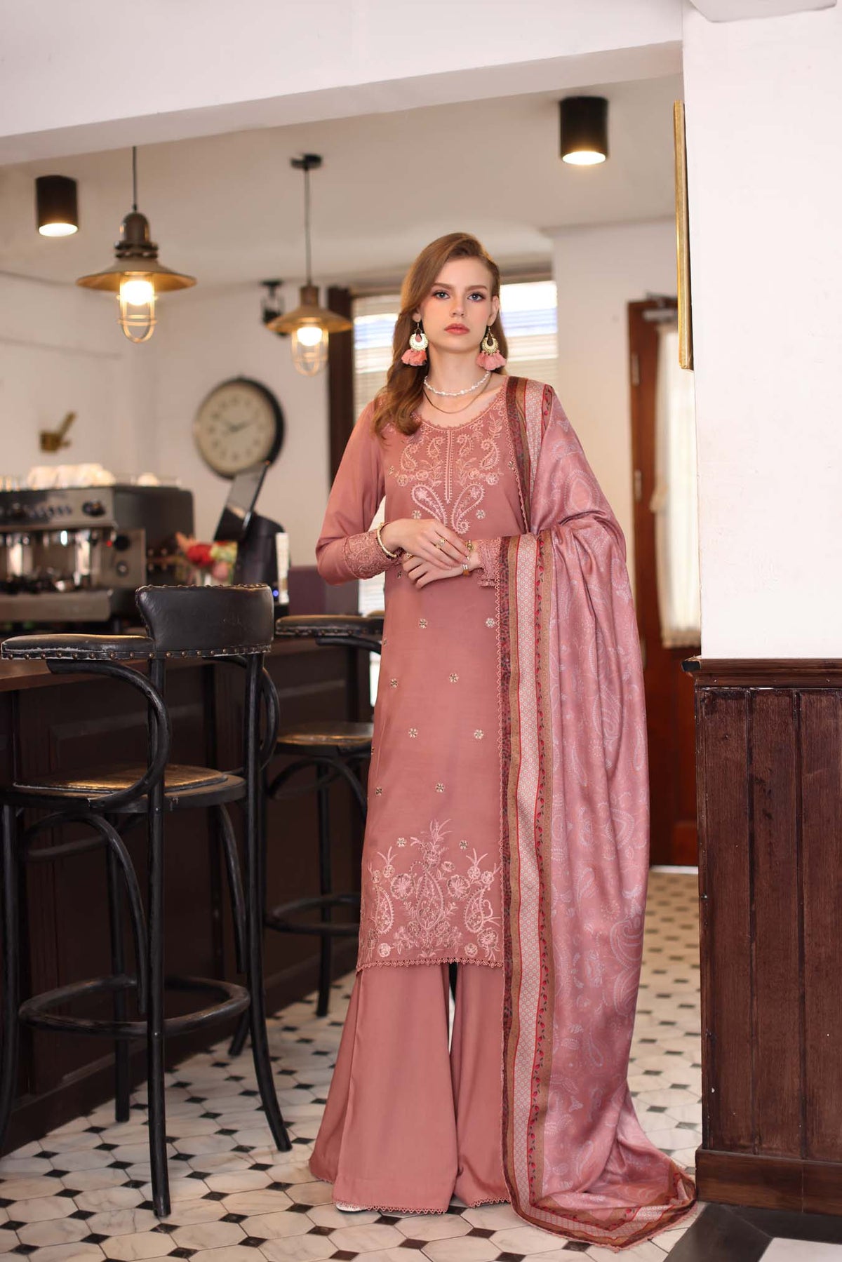 Saadia Asad | Winter Printkhaas 25 | D2 - B by Saadia Asad - Designer Dress - Type : Ladies Clothes - Available at Libayah - 100% Original 