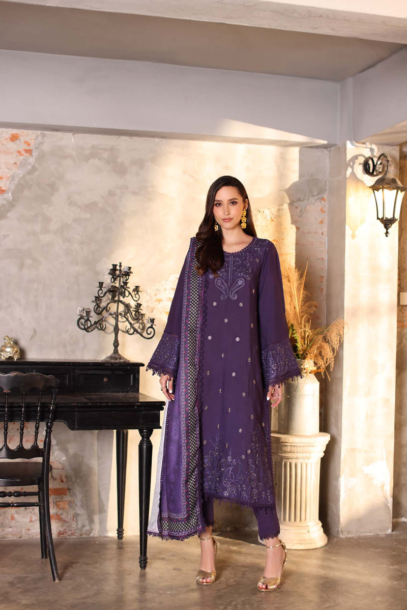 Saadia Asad | Winter Printkhaas 25 |D2 - A by Saadia Asad - Designer Dress - Type : Ladies Clothes - Available at Libayah - 100% Original 