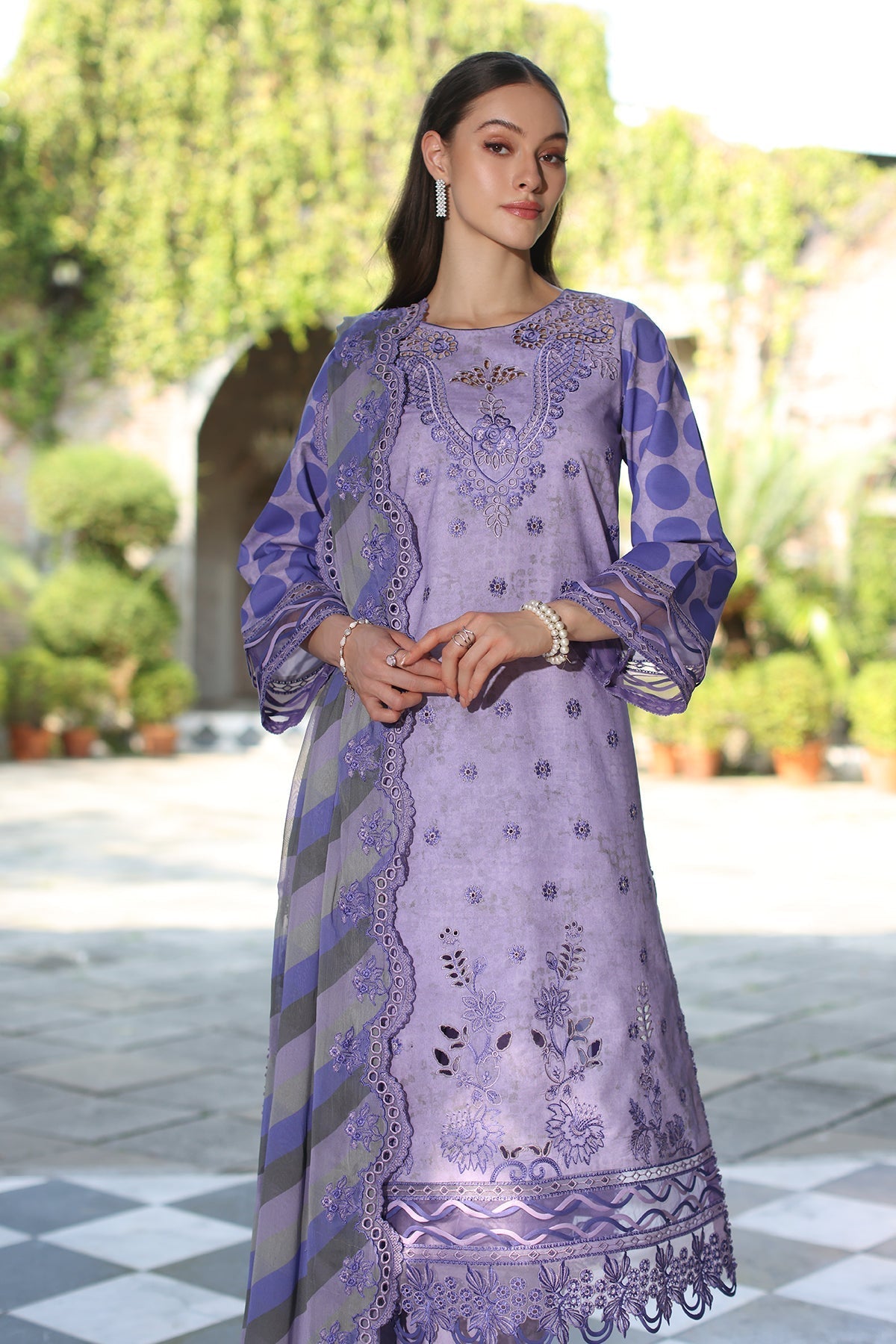 Charizma | Miraas Lawn | CMR5-06 by Charizma - Designer Dress - Type: Ladies Clothes - Available at Libayah - 100% Original
