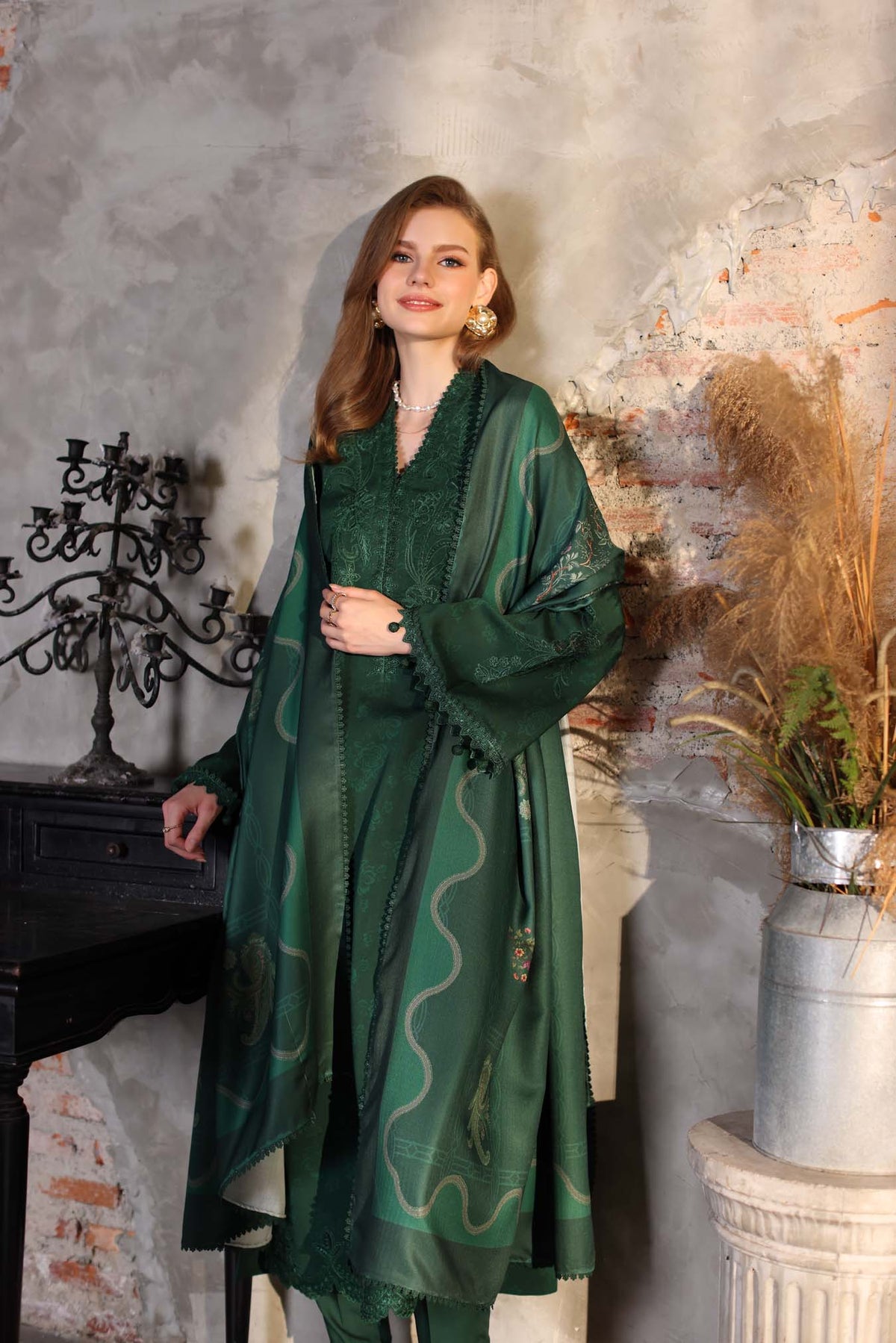 Saadia Asad | Winter Printkhaas 25 | D3 - A by Saadia Asad - Designer Dress - Type : Ladies Clothes - Available at Libayah - 100% Original 