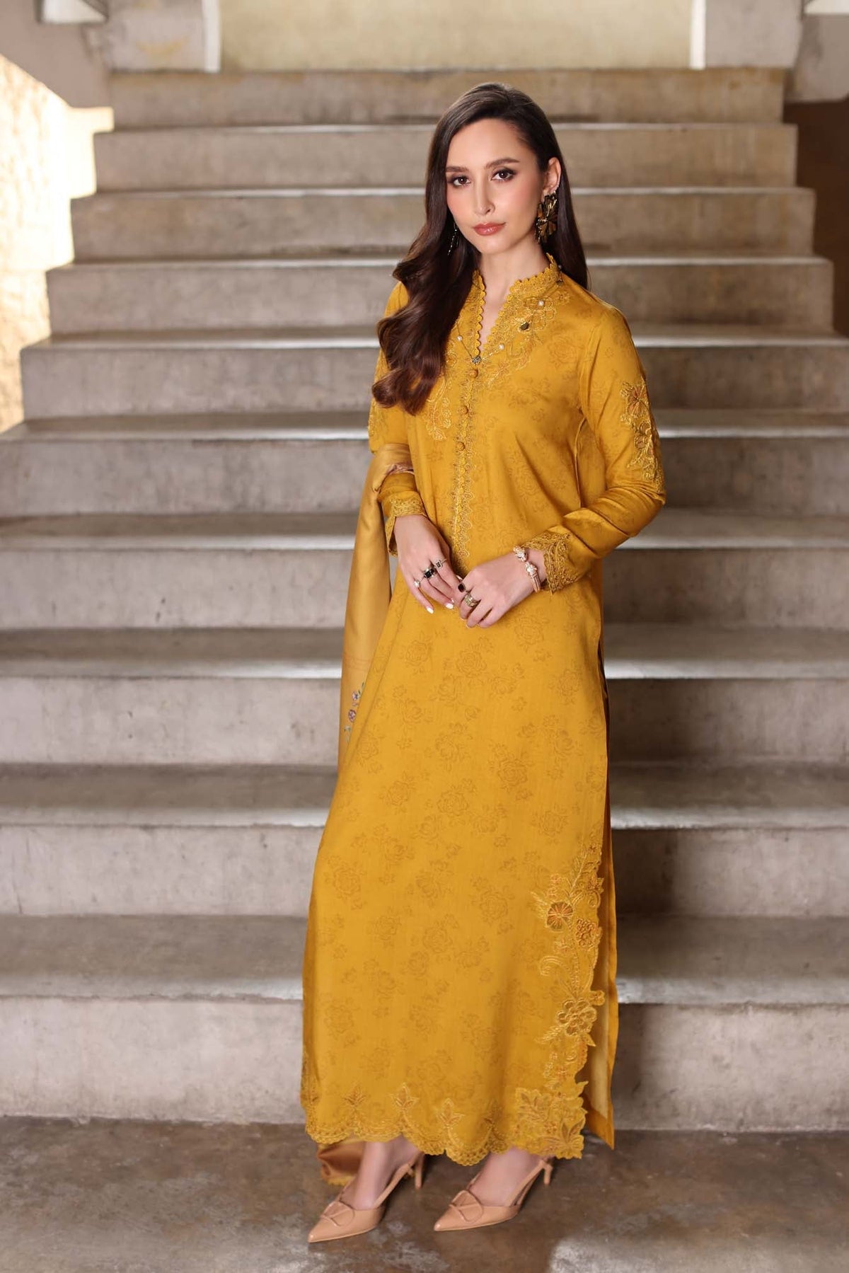 Saadia Asad | Winter Printkhaas 25 | D3 - B by Saadia Asad - Designer Dress - Type : Ladies Clothes - Available at Libayah - 100% Original 