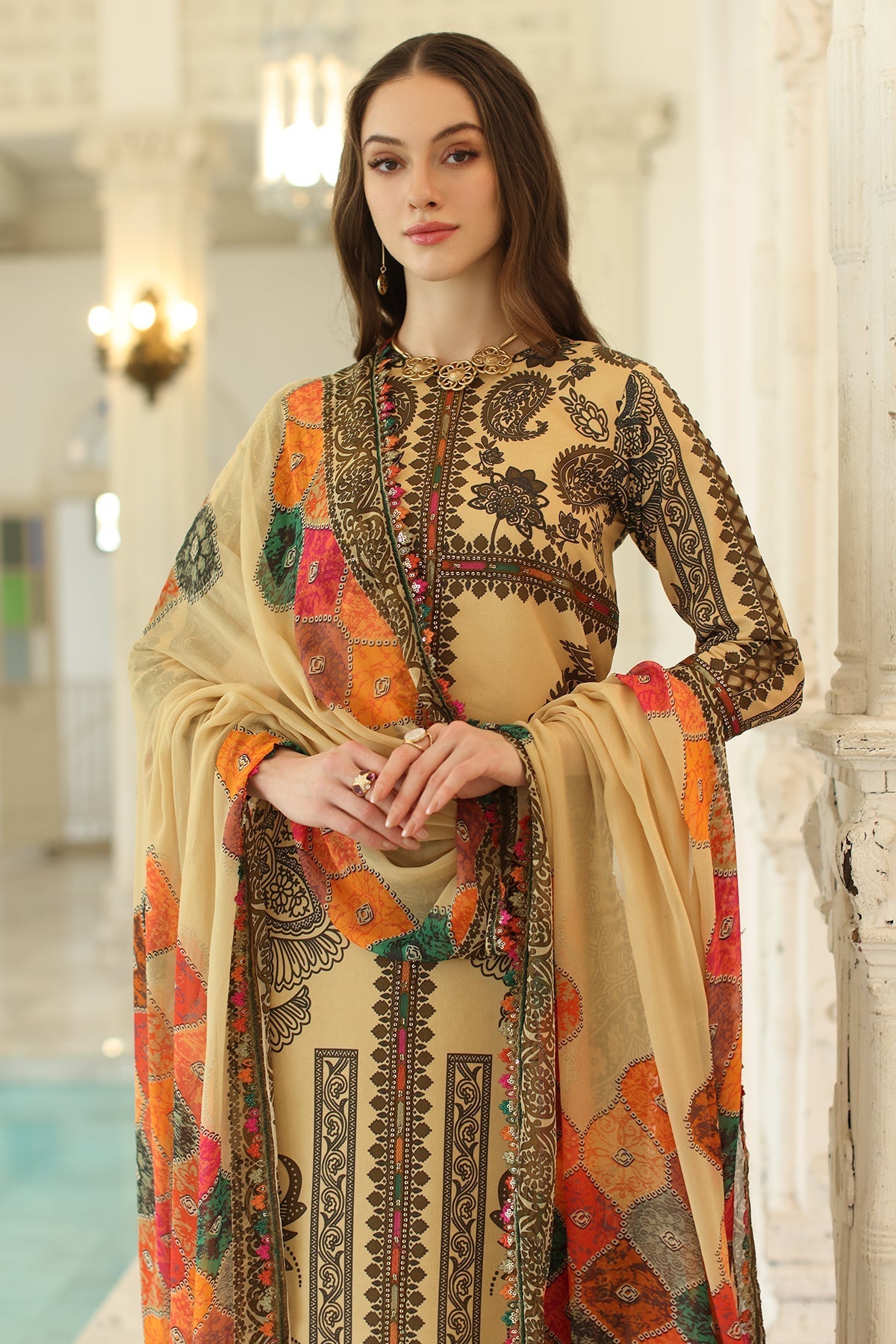 Charizma | Aniq Lawn Collection | AN5-04 by Charizma - Designer Dress - Type: Ladies Clothes - Available at Libayah - 100% Original