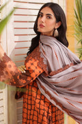 Charizma | Sheen Embroidered Linen Shawl | SHW4-08 by Charizma - Designer Dress - Type: Ladies Clothes - Available at Libayah - 100% Original