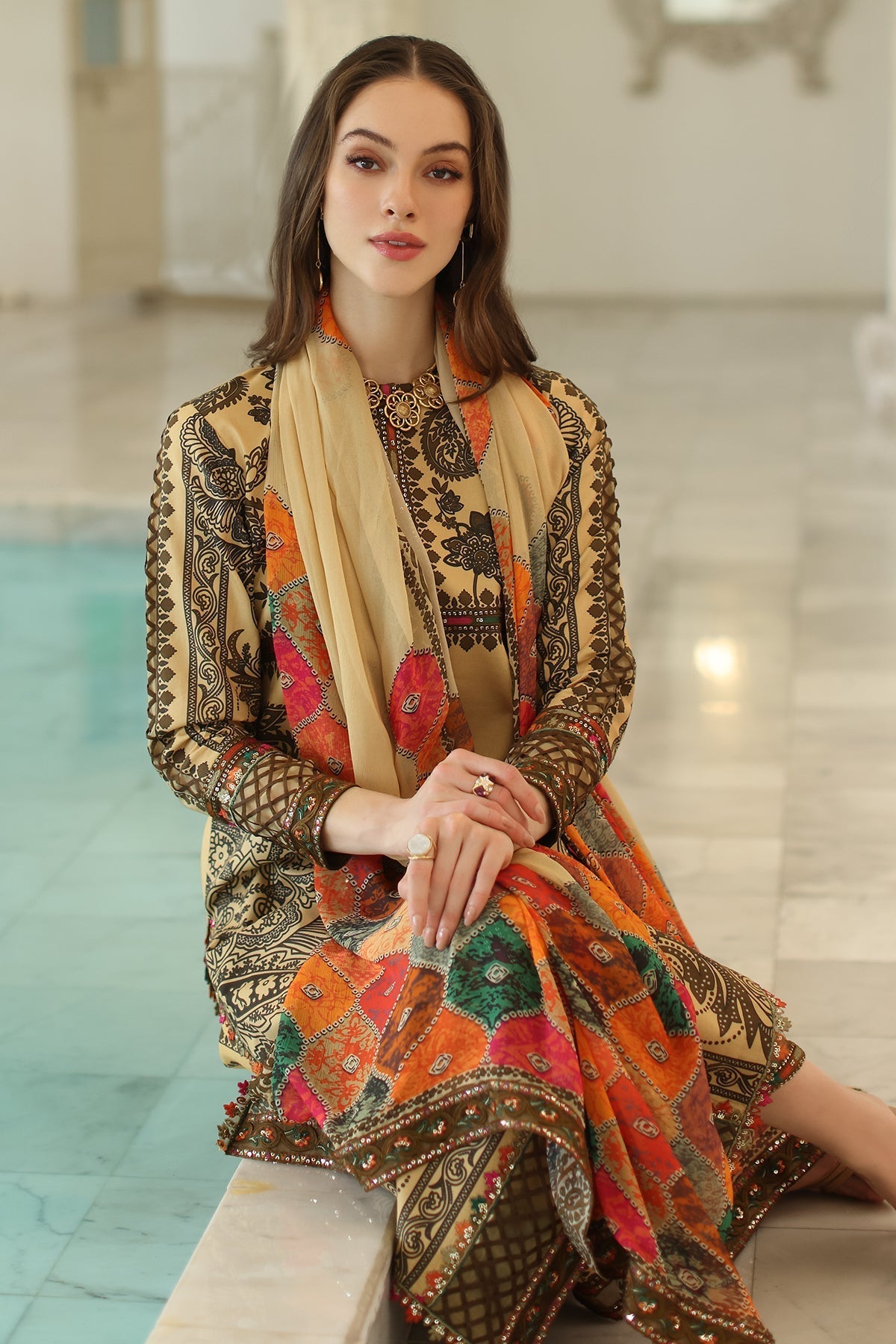Charizma | Aniq Lawn Collection | AN5-04 by Charizma - Designer Dress - Type: Ladies Clothes - Available at Libayah - 100% Original