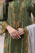 Charizma | Sheen Embroidered Linen Shawl | SHW4-07 by Charizma - Designer Dress - Type: Ladies Clothes - Available at Libayah - 100% Original