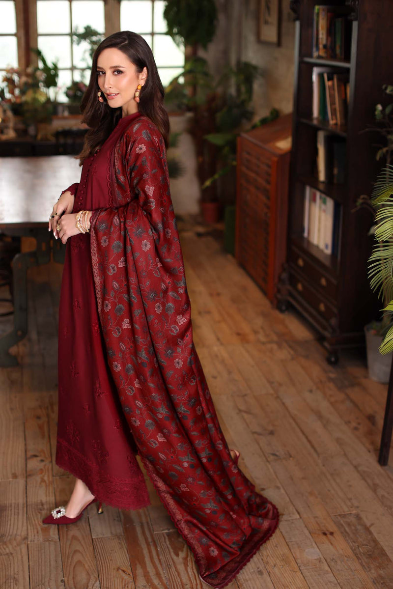Saadia Asad | Winter Printkhaas 25 | D4 - A by Saadia Asad - Designer Dress - Type : Ladies Clothes - Available at Libayah - 100% Original 