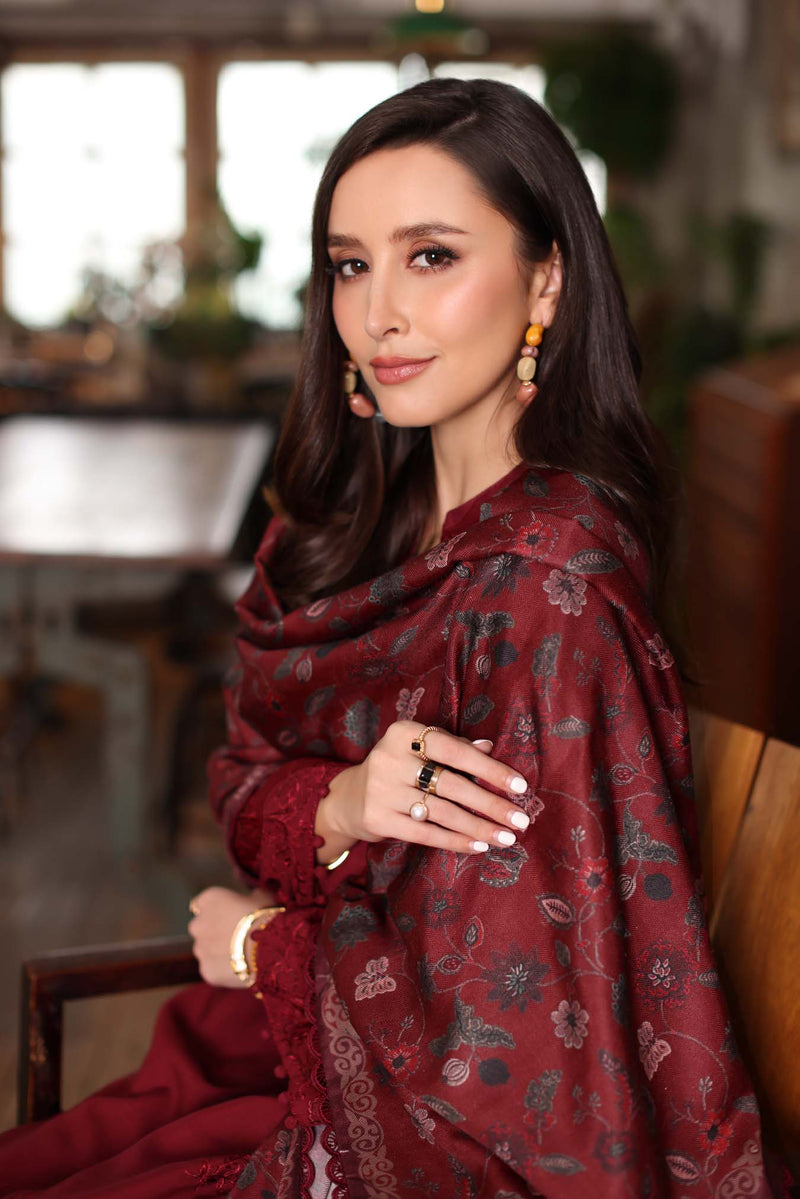 Saadia Asad | Winter Printkhaas 25 | D4 - A by Saadia Asad - Designer Dress - Type : Ladies Clothes - Available at Libayah - 100% Original 