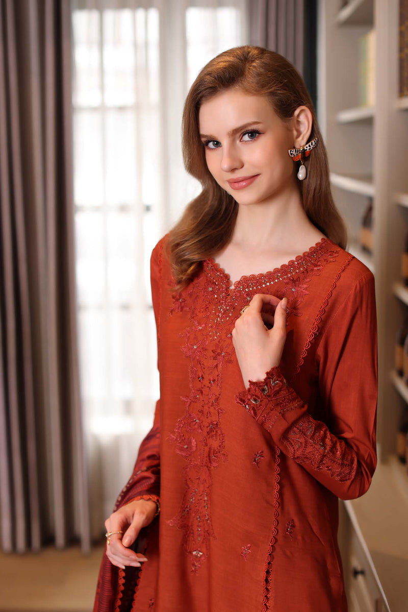 Saadia Asad | Winter Printkhaas 25 |D5 - A by Saadia Asad - Designer Dress - Type : Ladies Clothes - Available at Libayah - 100% Original 