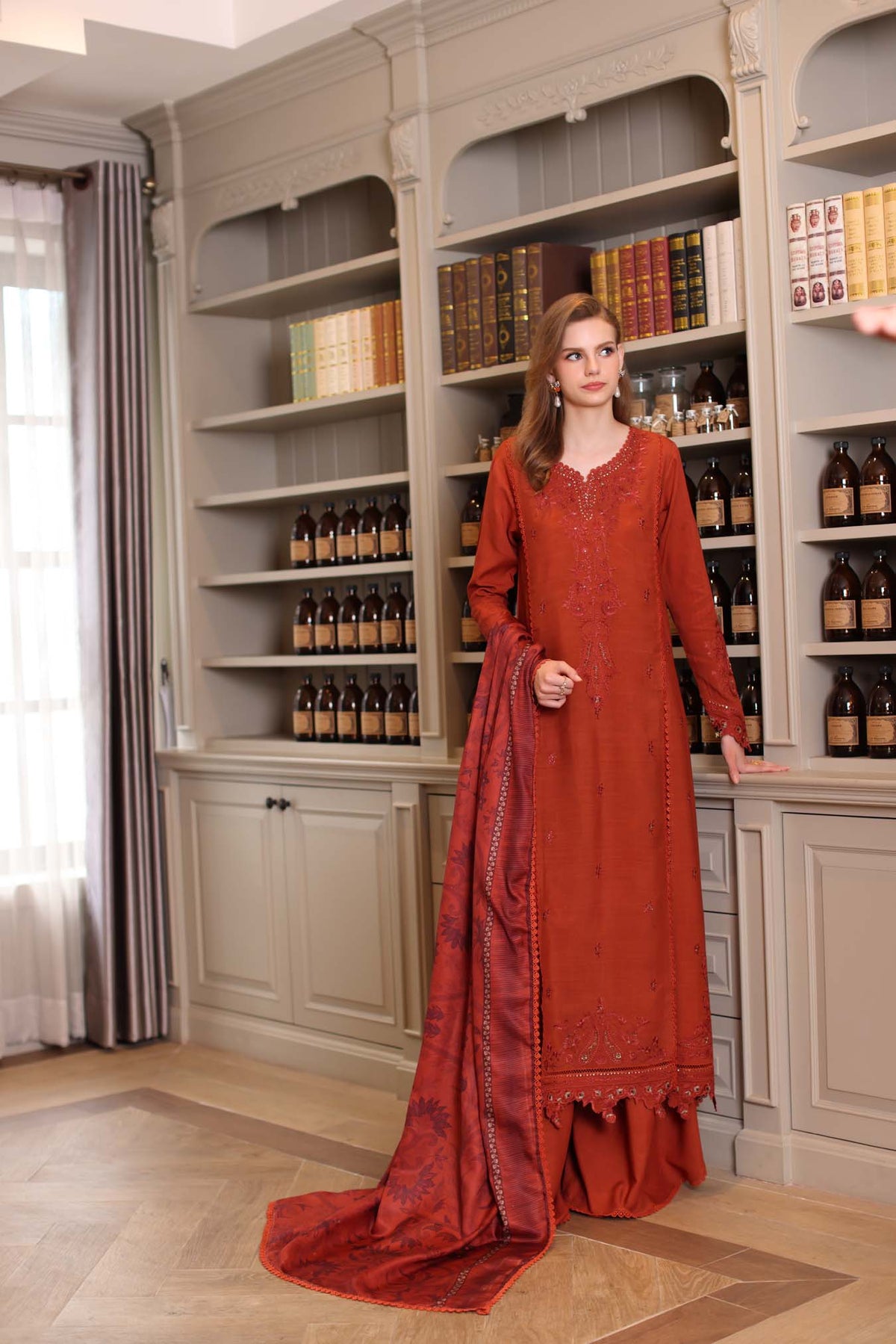 Saadia Asad | Winter Printkhaas 25 |D5 - A by Saadia Asad - Designer Dress - Type : Ladies Clothes - Available at Libayah - 100% Original 