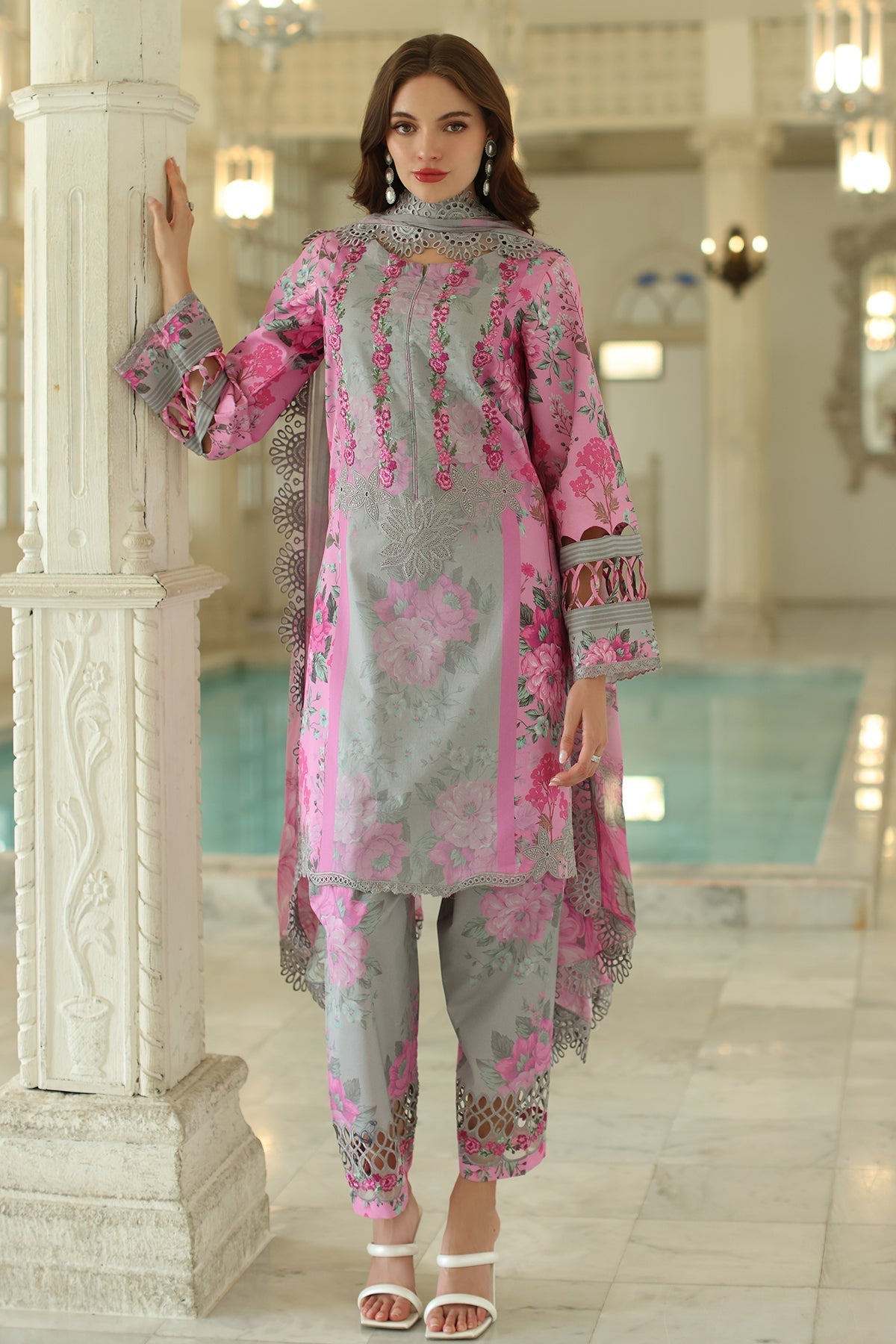 Charizma | Aniq Lawn Collection | AN5-06 by Charizma - Designer Dress - Type: Ladies Clothes - Available at Libayah - 100% Original