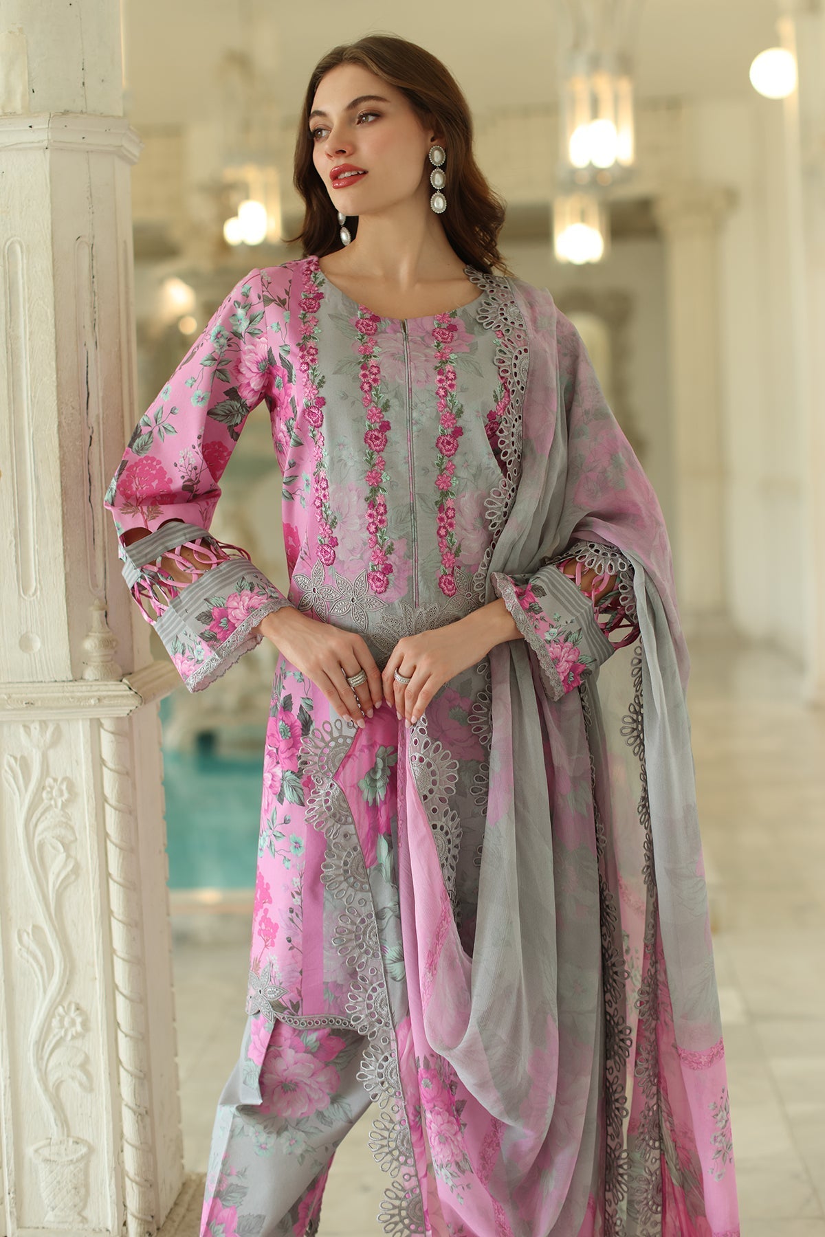Charizma | Aniq Lawn Collection | AN5-06 by Charizma - Designer Dress - Type: Ladies Clothes - Available at Libayah - 100% Original