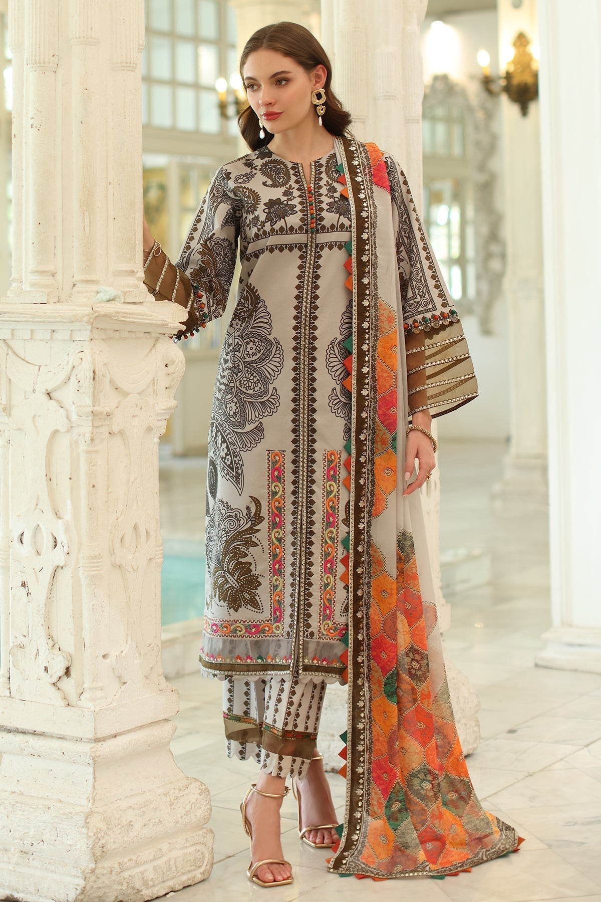Charizma | Aniq Lawn Collection | AN5-08 by Charizma - Designer Dress - Type: Ladies Clothes - Available at Libayah - 100% Original