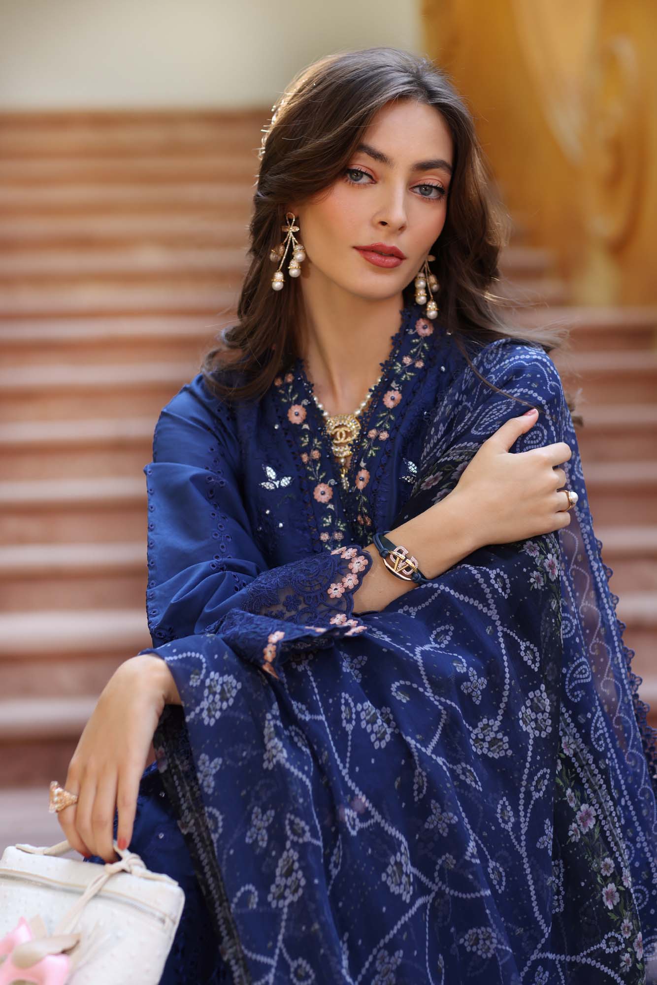 Noor by Saadia Asad | Eid Luxury Laserkari 25 | D5-B by Noor by Saadia Asad - Designer Dress - Type: Ladies Clothes - Available at Libayah - 100% Original