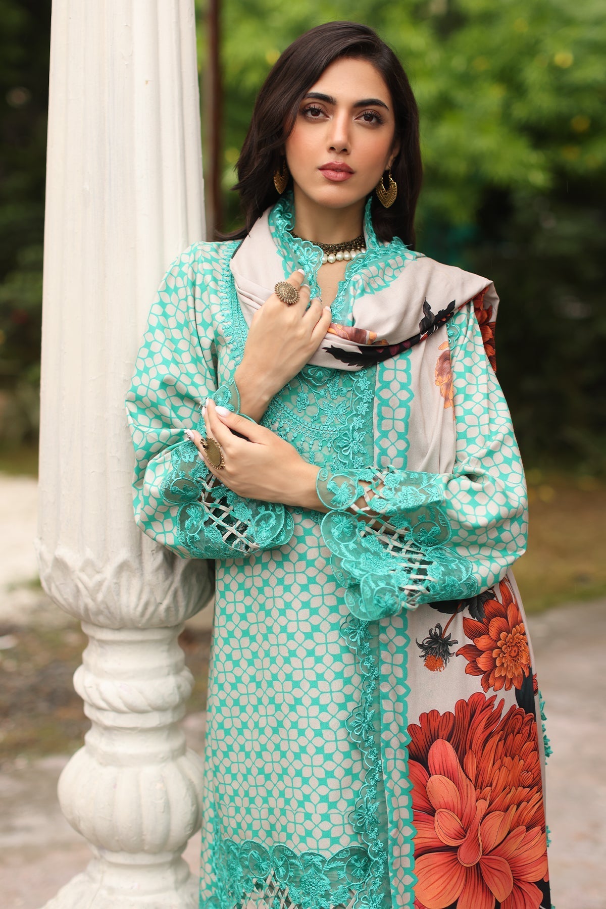 Charizma | Combination Winter Collection | CCW4-18 by Charizma - Designer Dress - Type: Ladies Clothes - Available at Libayah - 100% Original