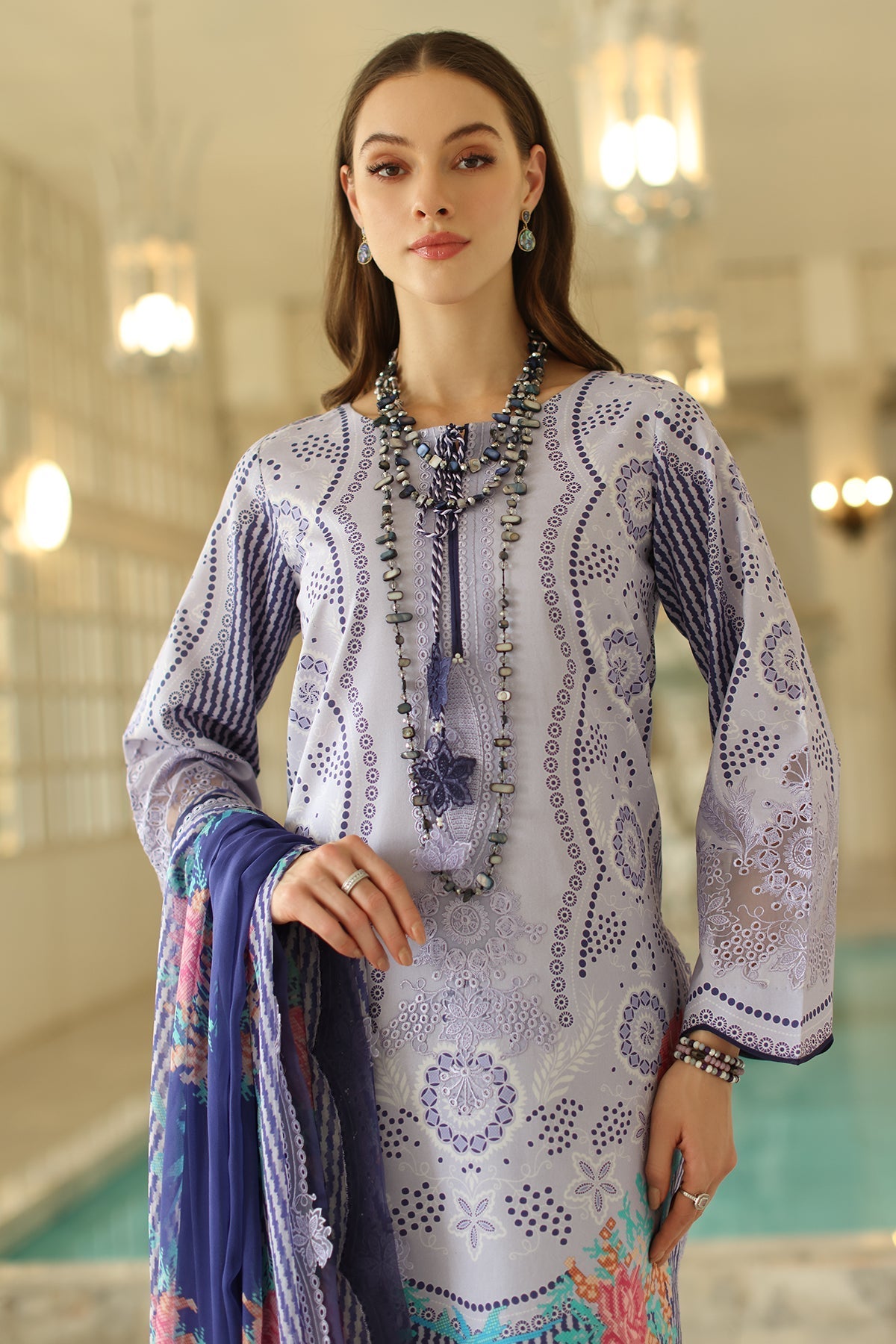 Charizma | Aniq Lawn Collection | AN5-01 by Charizma - Designer Dress - Type: Ladies Clothes - Available at Libayah - 100% Original