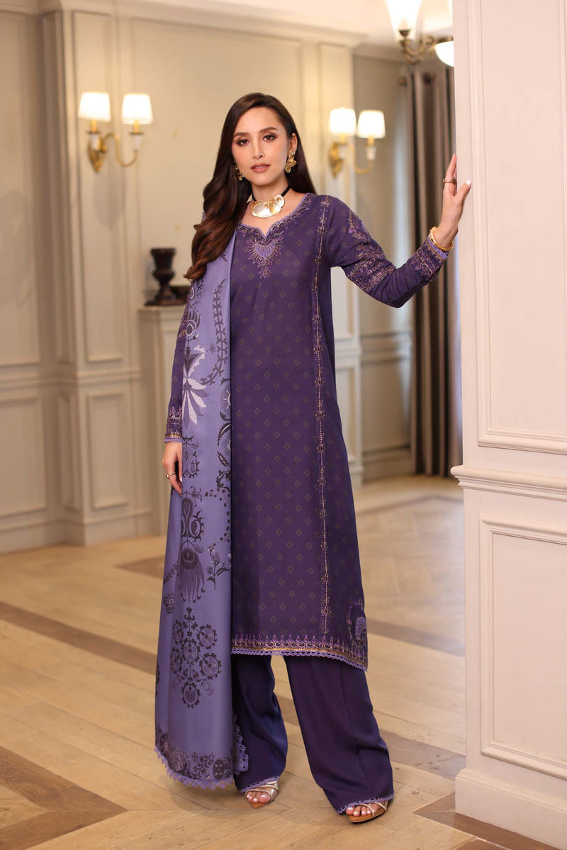 Saadia Asad | Winter Printkhaas 25 | D6 - B by Saadia Asad - Designer Dress - Type : Ladies Clothes - Available at Libayah - 100% Original 