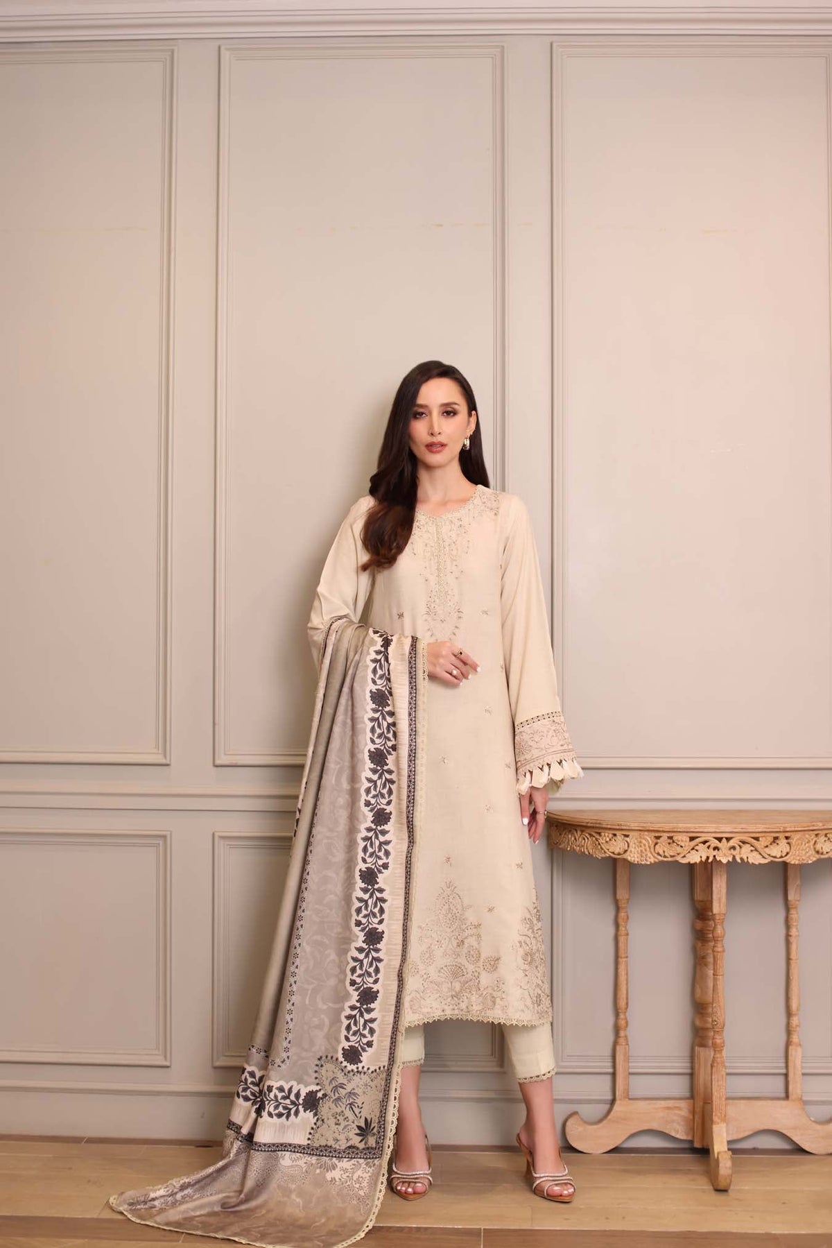 Saadia Asad | Winter Printkhaas 25 | D7 - A by Saadia Asad - Designer Dress - Type : Ladies Clothes - Available at Libayah - 100% Original 