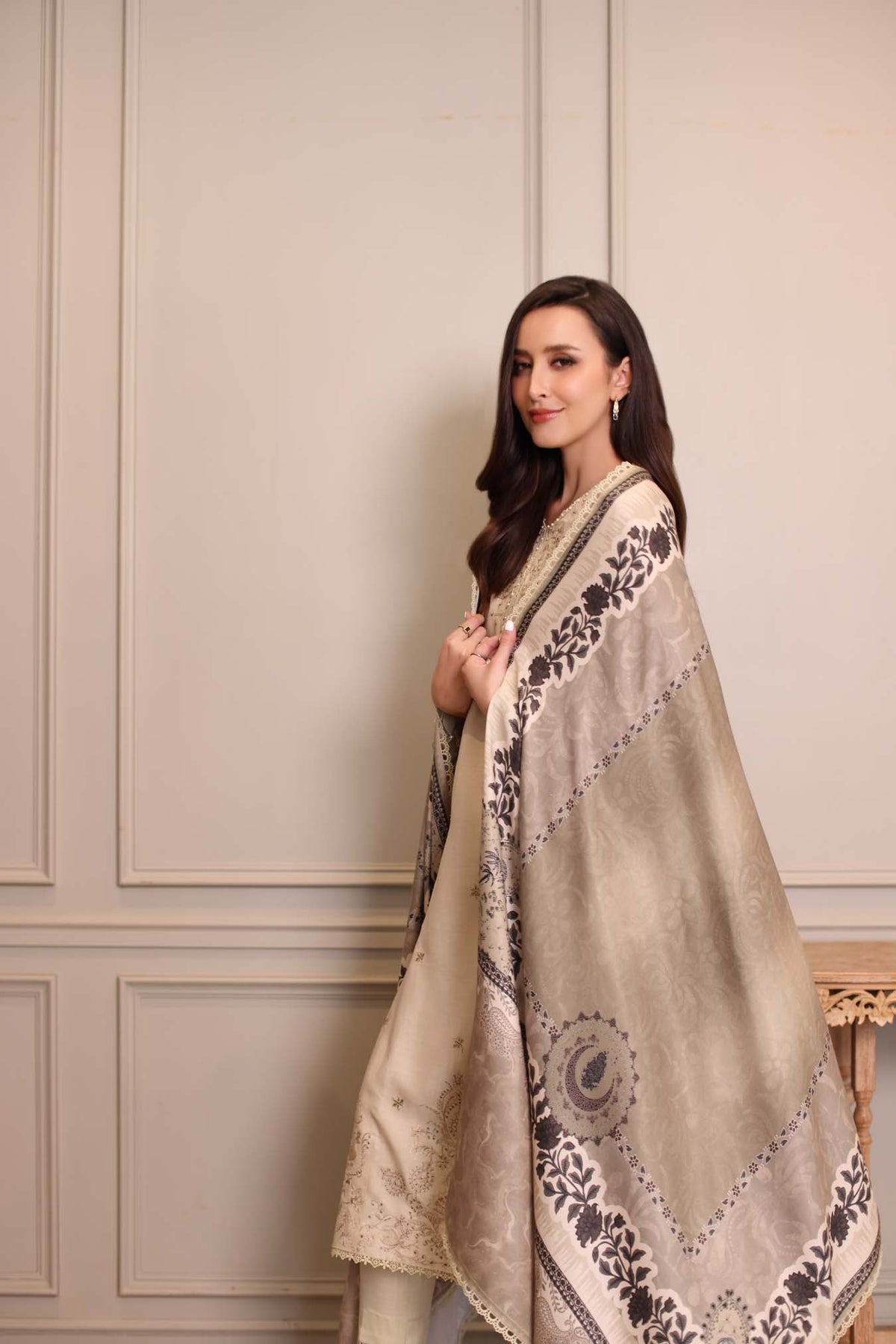 Saadia Asad | Winter Printkhaas 25 | D7 - A by Saadia Asad - Designer Dress - Type : Ladies Clothes - Available at Libayah - 100% Original 