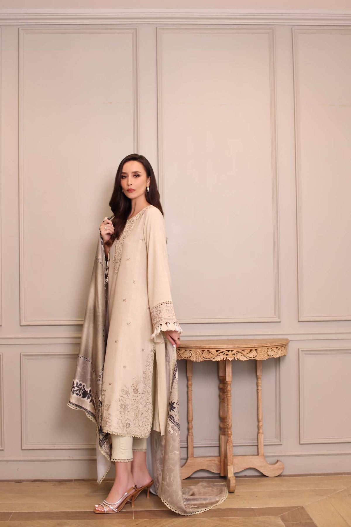 Saadia Asad | Winter Printkhaas 25 | D7 - A by Saadia Asad - Designer Dress - Type : Ladies Clothes - Available at Libayah - 100% Original 