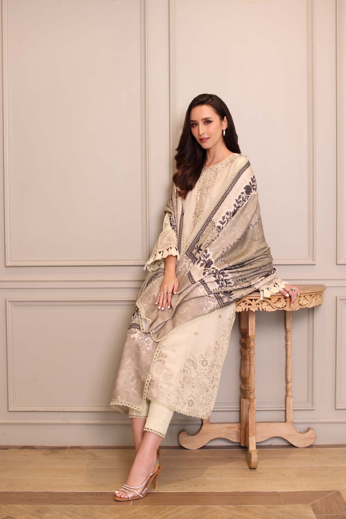 Saadia Asad | Winter Printkhaas 25 | D7 - A by Saadia Asad - Designer Dress - Type : Ladies Clothes - Available at Libayah - 100% Original 