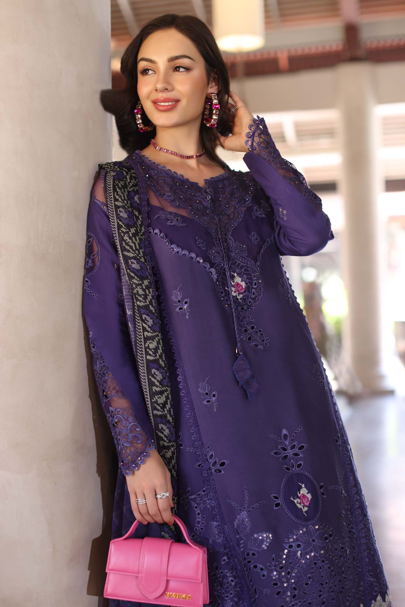 Noor by Saadia Asad | Eid Luxury Laserkari 25 | D4-B by Noor by Saadia Asad - Designer Dress - Type: Ladies Clothes - Available at Libayah - 100% Original