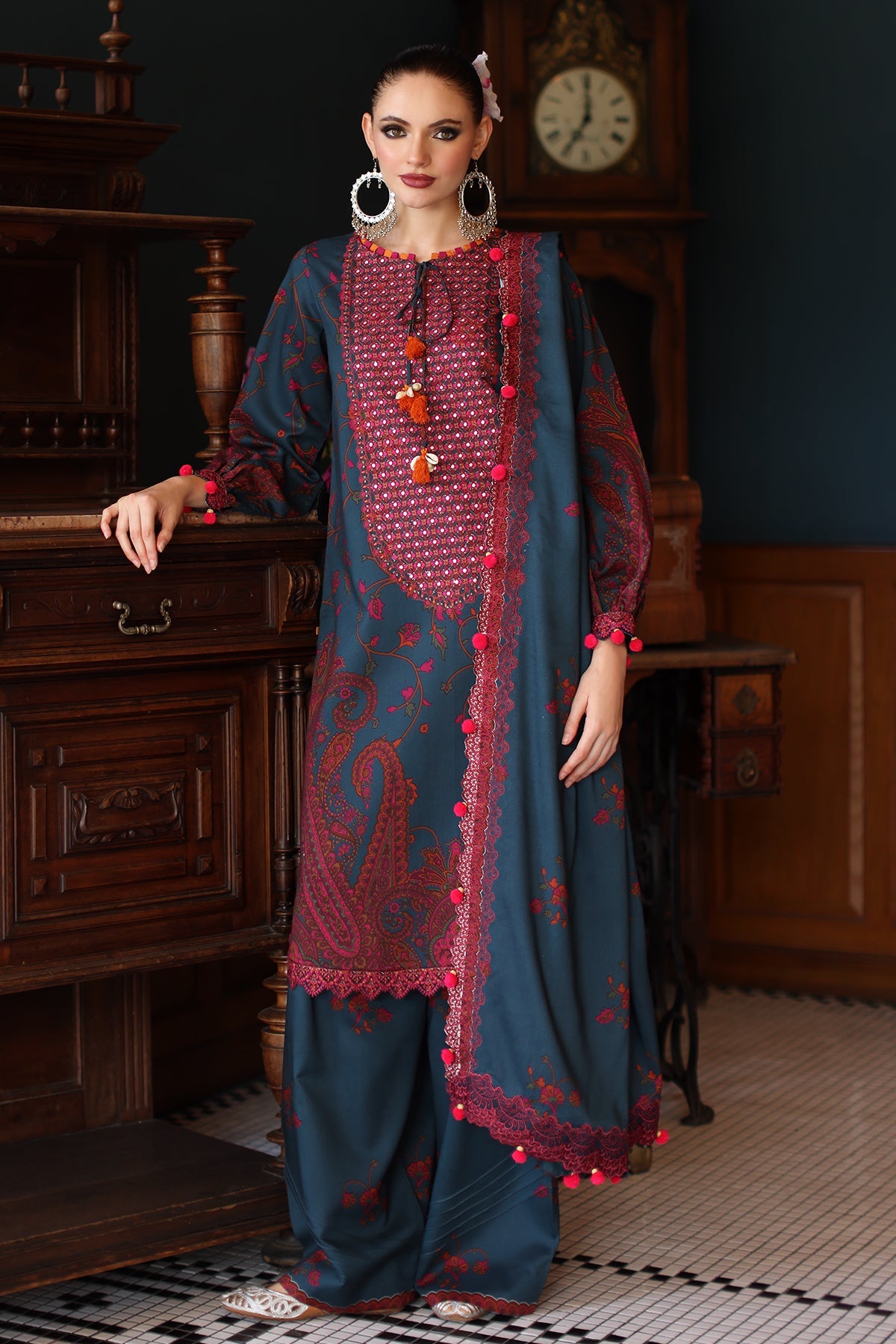 Charizma | Aniq Winter 2025 | ANW6-04 by Charizma - Designer Dress  - Type : Ladies Clothes - Available at Libayah - 100% Original 