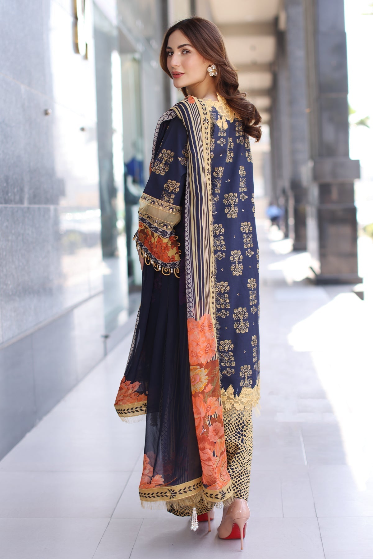 Charizma | Combination Lawn | CC5-28 by Charizma - Designer Dress - Type: Ladies Clothes - Available at Libayah - 100% Original