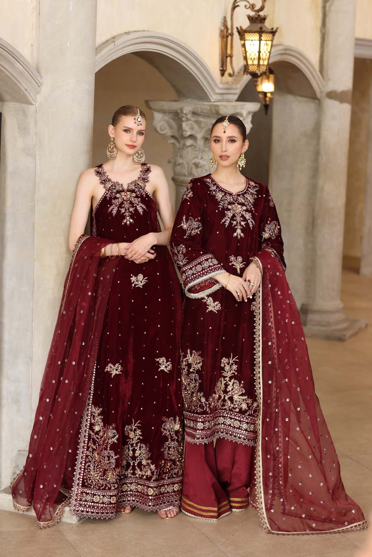 Noor by Saadia Asad | Handcrafted Velvet 25 | Naqsh by Noor by Saadia Asad - Designer Dress - Type : Ladies Clothes - Available at Libayah - 100% Original 