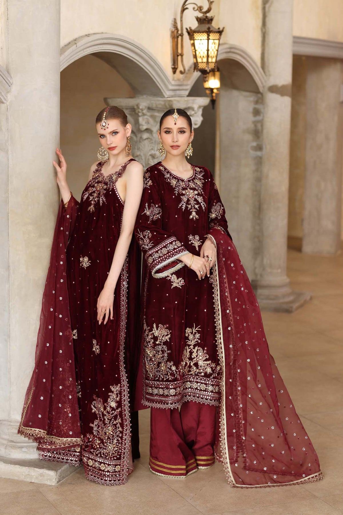 Noor by Saadia Asad | Handcrafted Velvet 25 | Naqsh by Noor by Saadia Asad - Designer Dress - Type : Ladies Clothes - Available at Libayah - 100% Original 