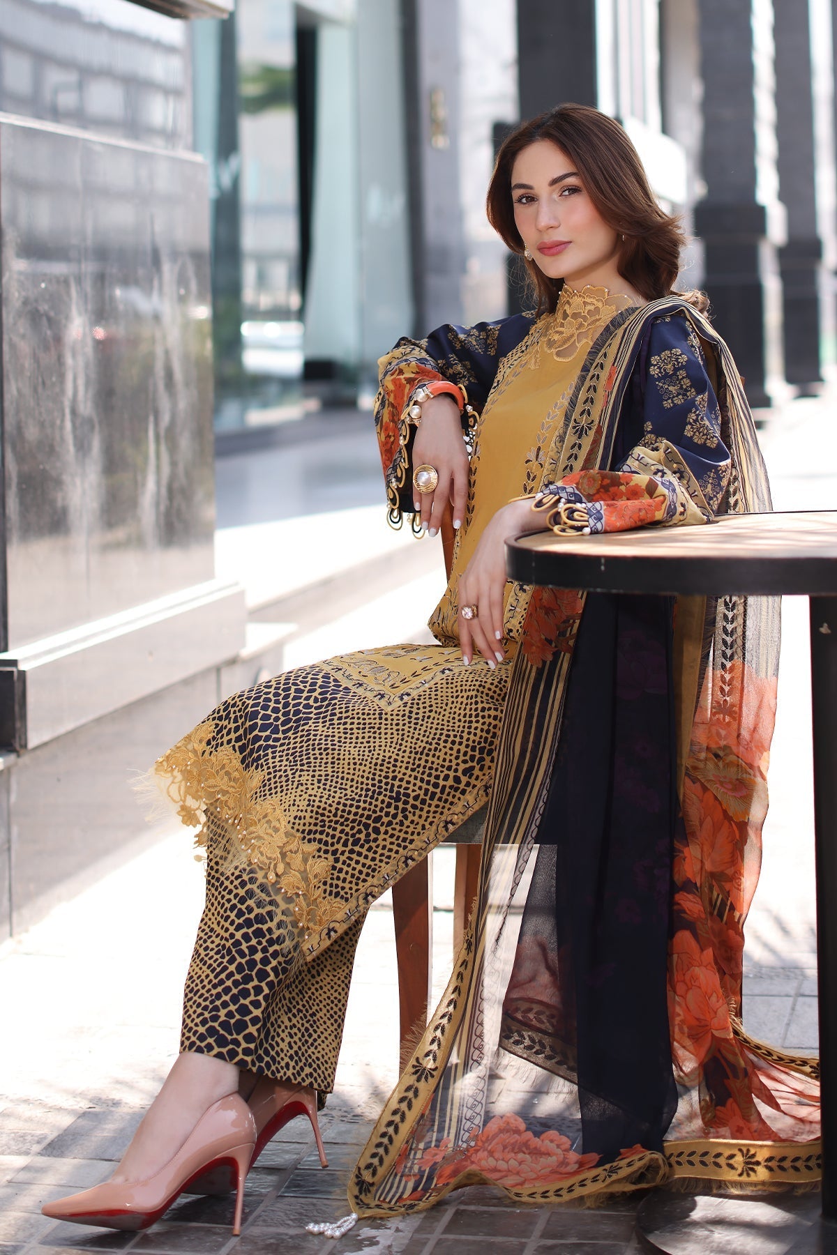 Charizma | Combination Lawn | CC5-28 by Charizma - Designer Dress - Type: Ladies Clothes - Available at Libayah - 100% Original