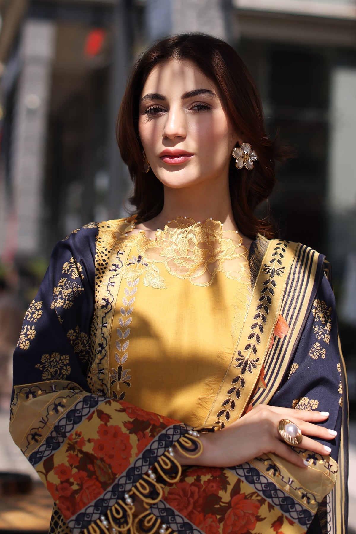 Charizma | Combination Lawn | CC5-28 by Charizma - Designer Dress - Type: Ladies Clothes - Available at Libayah - 100% Original