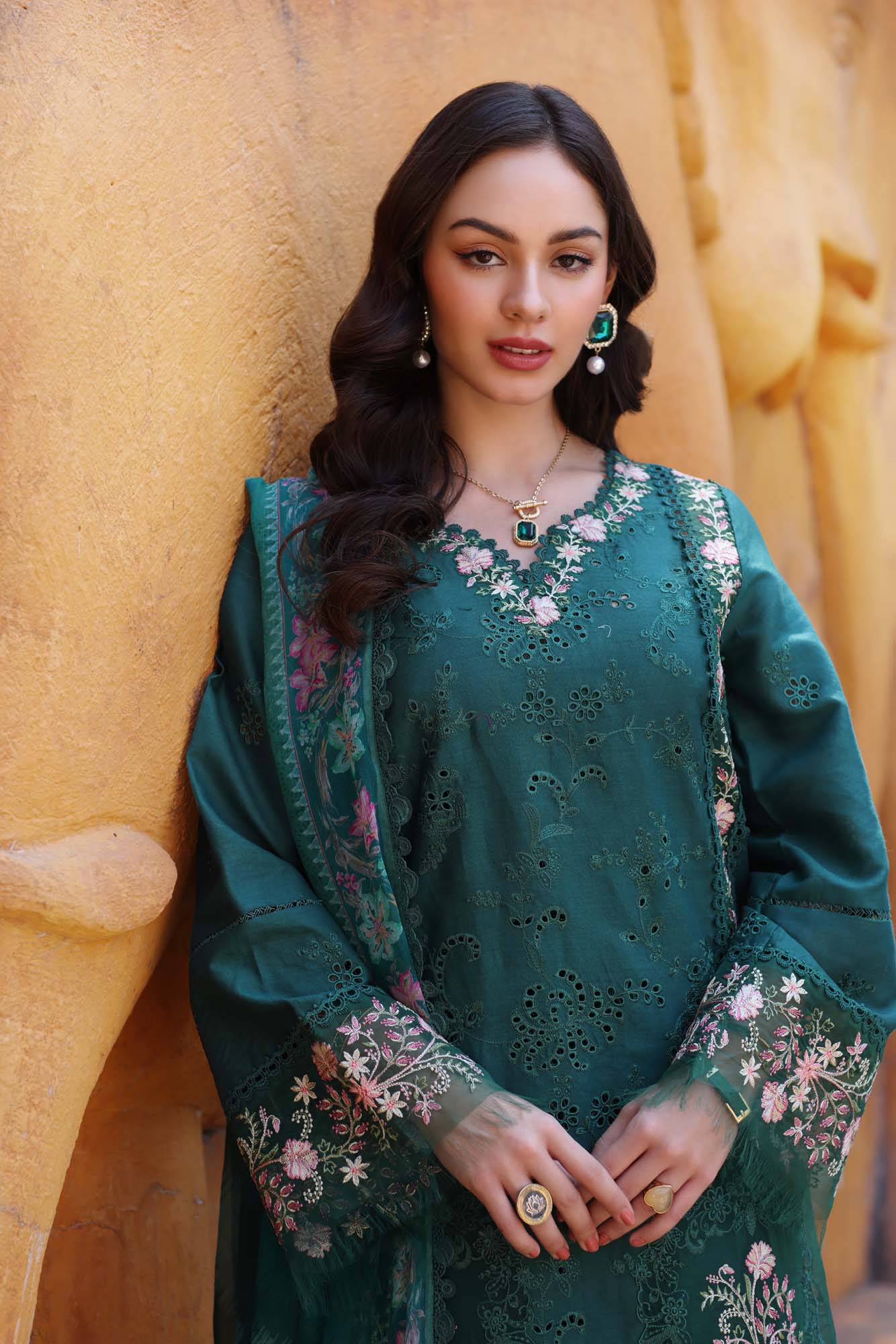 Noor by Saadia Asad | Eid Luxury Laserkari 25 | D10-A by Noor by Saadia Asad - Designer Dress - Type: Ladies Clothes - Available at Libayah - 100% Original