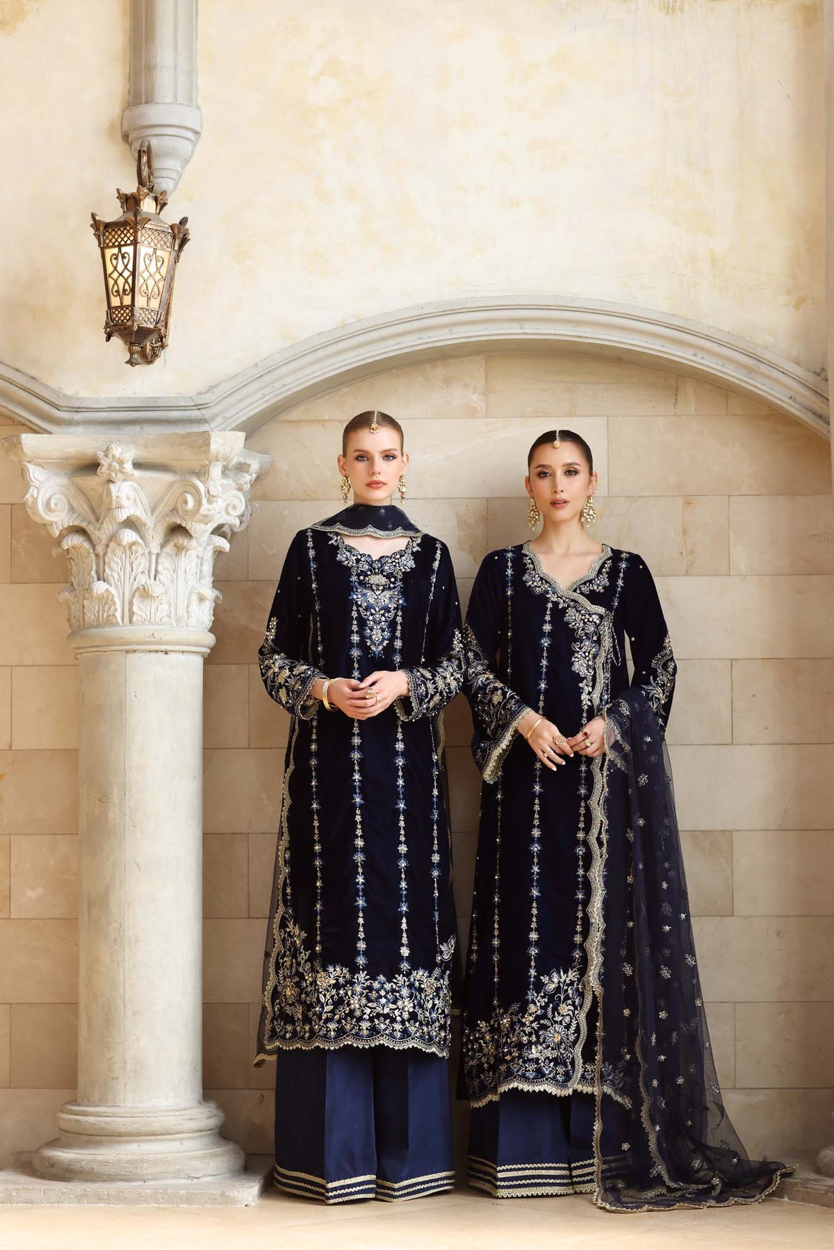 Noor by Saadia Asad | Handcrafted Velvet 25 | Falak by Noor by Saadia Asad - Designer Dress - Type : Ladies Clothes - Available at Libayah - 100% Original 